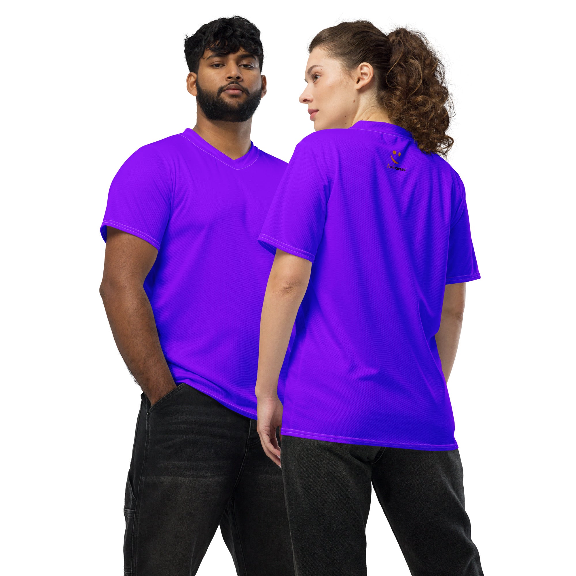 Unisex Recycled Sports Jersey sports jersey AwRans Clothing all-over-print-recycled-unisex-sports-jersey-white-front-67c52c947b834