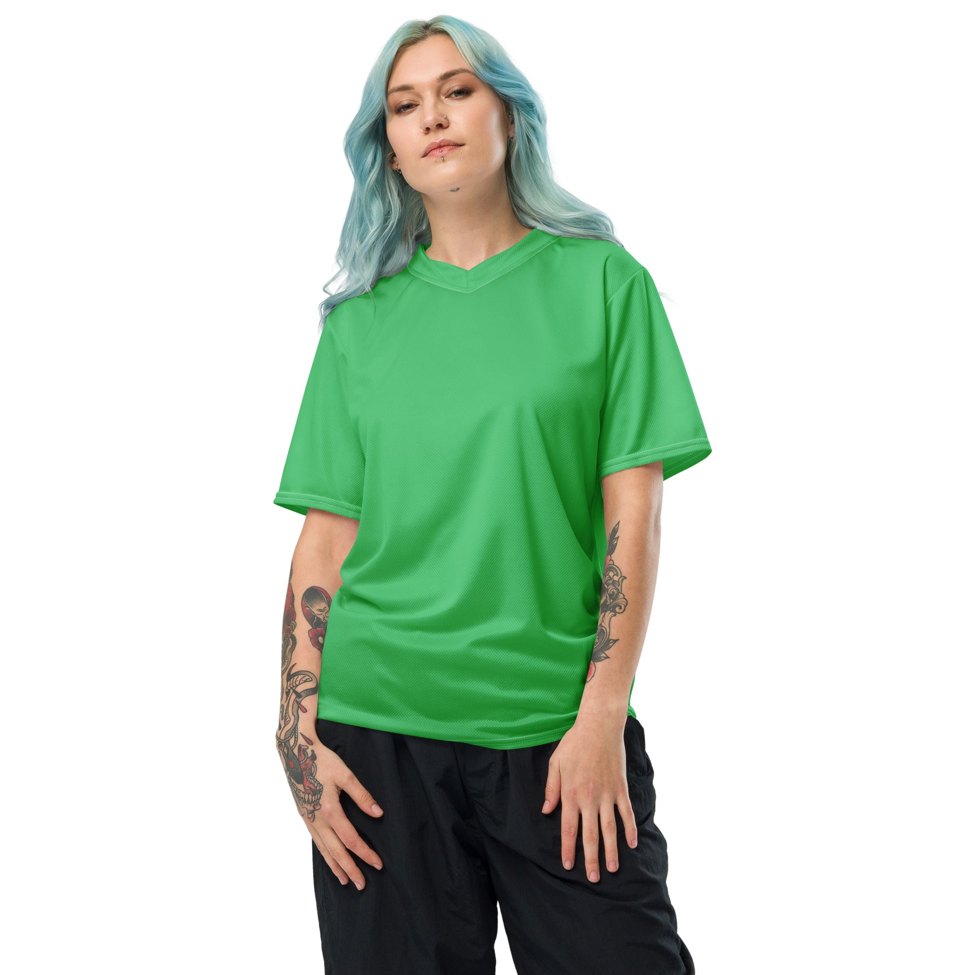 Unisex Recycled Sports Jersey sports jersey AwRans Clothing all-over-print-recycled-unisex-sports-jersey-white-front-67c52cd0d5c2a