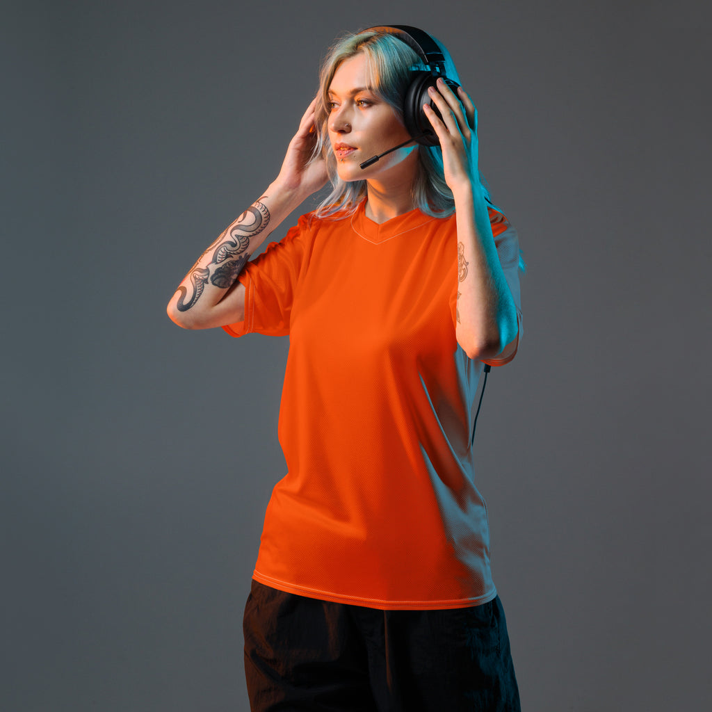 Unisex Recycled Sports Jersey sports jersey AwRans Clothing all-over-print-recycled-unisex-sports-jersey-white-left-front-67c52c2a7124c