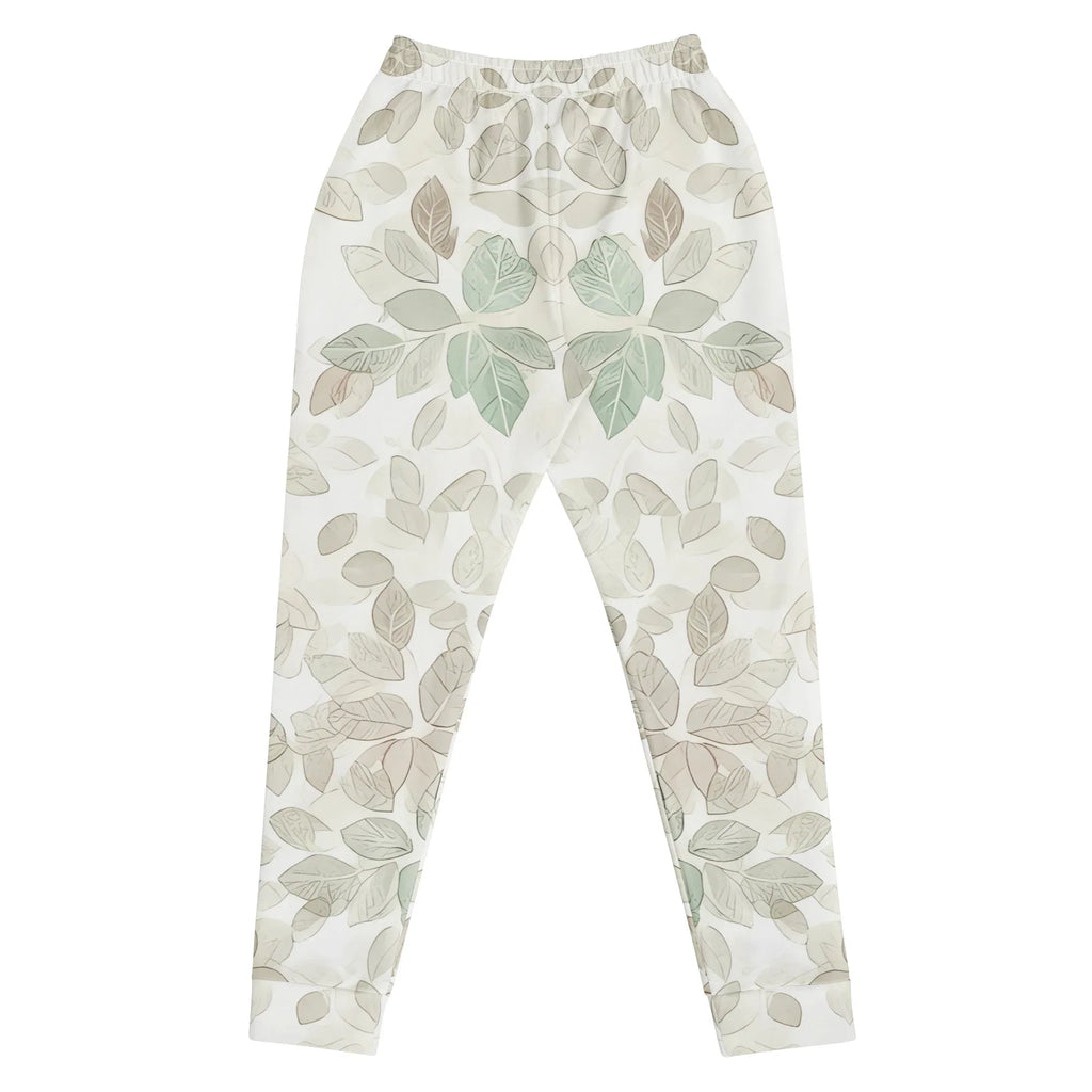 Women's Joggers joggers AwRans Clothing all-over-print-recycled-womens-joggers-white-back-688d73bd3366c