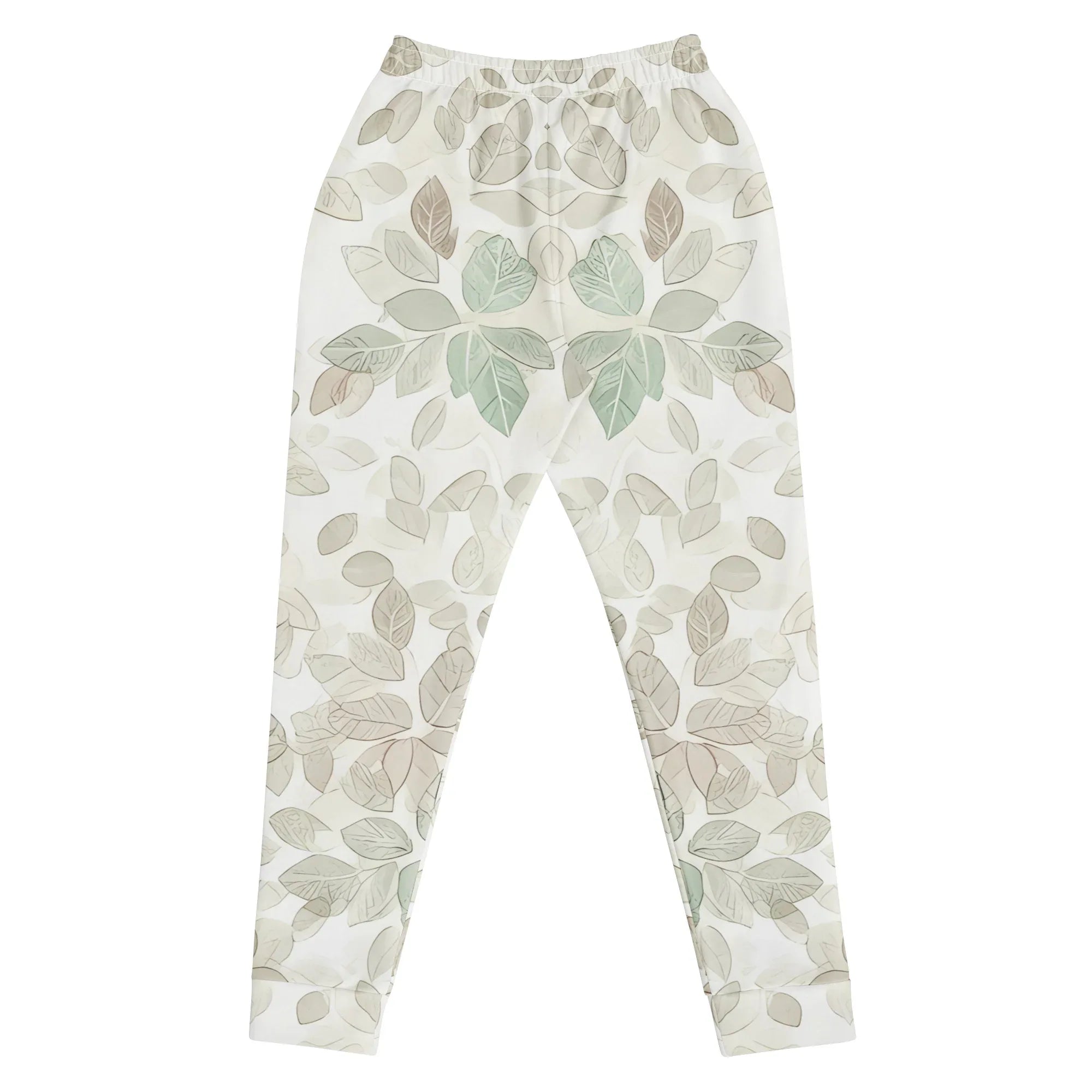 Women's Joggers joggers AwRans Clothing all-over-print-recycled-womens-joggers-white-back-688d73bd3366c