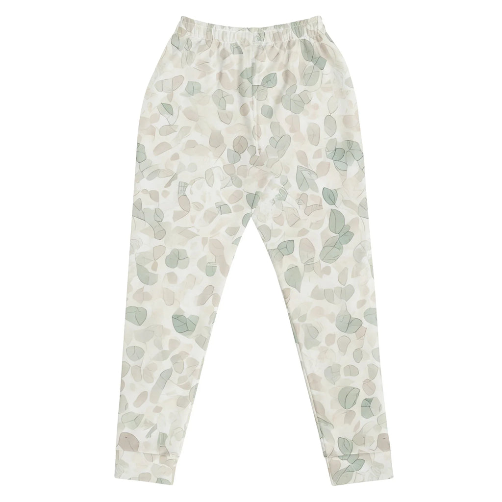 Women's Joggers joggers AwRans Clothing all-over-print-recycled-womens-joggers-white-back-688d73f0d2497