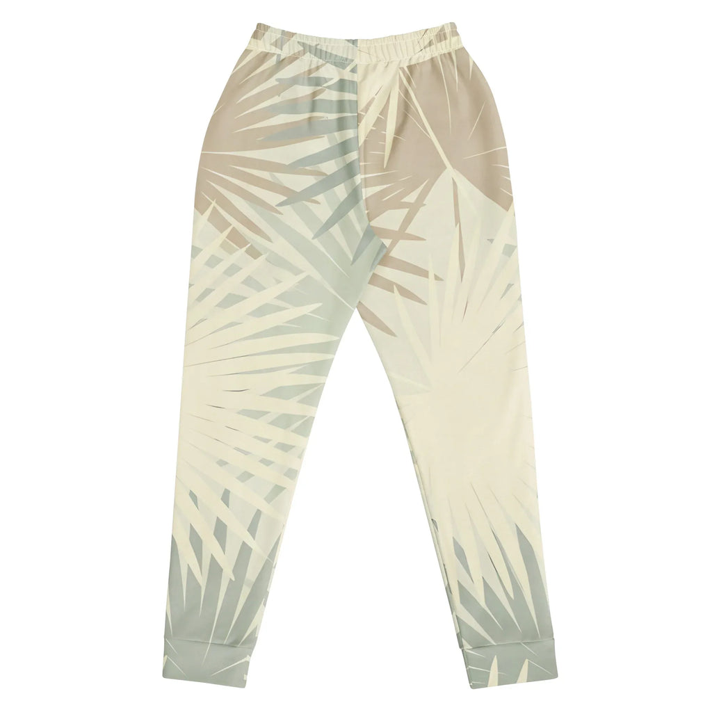 Women's Joggers joggers AwRans Clothing all-over-print-recycled-womens-joggers-white-back-688d748b588b4
