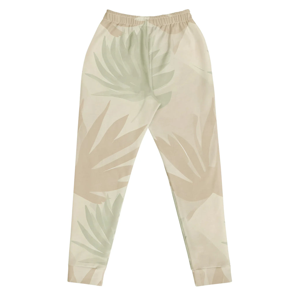 Women's Joggers joggers AwRans Clothing all-over-print-recycled-womens-joggers-white-back-688d75c35df2f