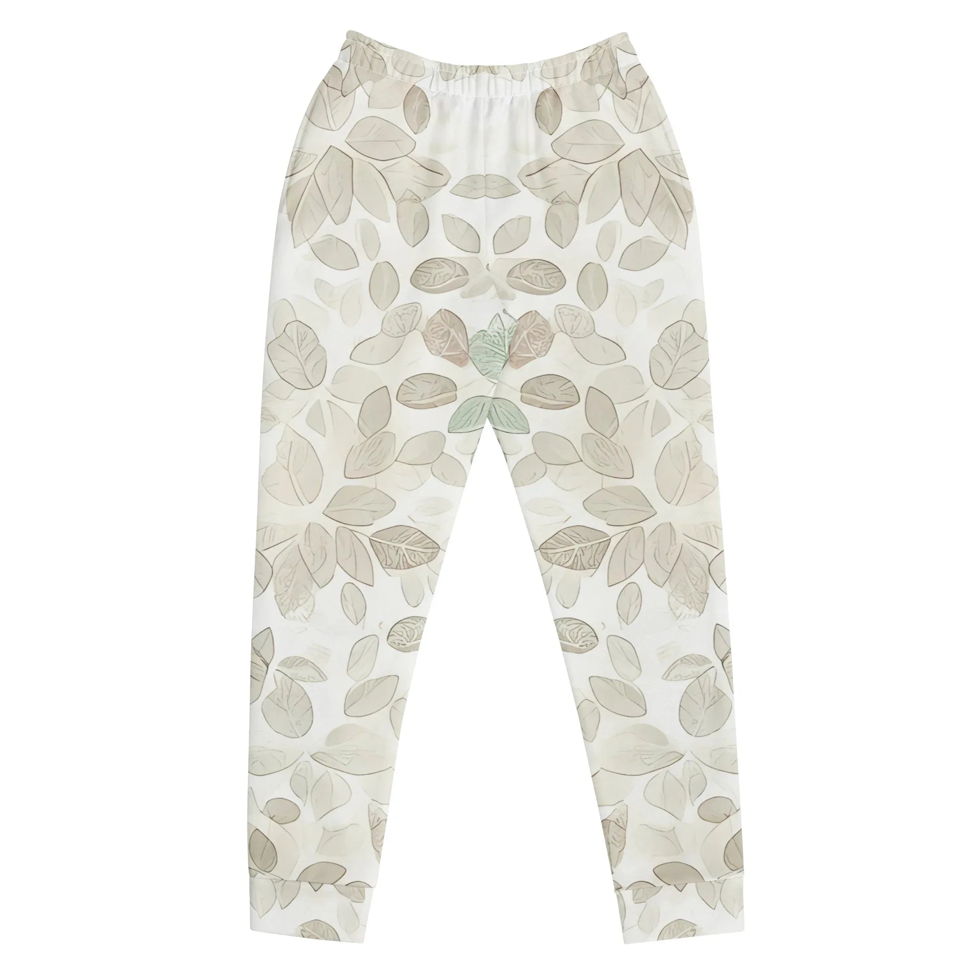 Women's Joggers joggers AwRans Clothing all-over-print-recycled-womens-joggers-white-front-688d73bd33984