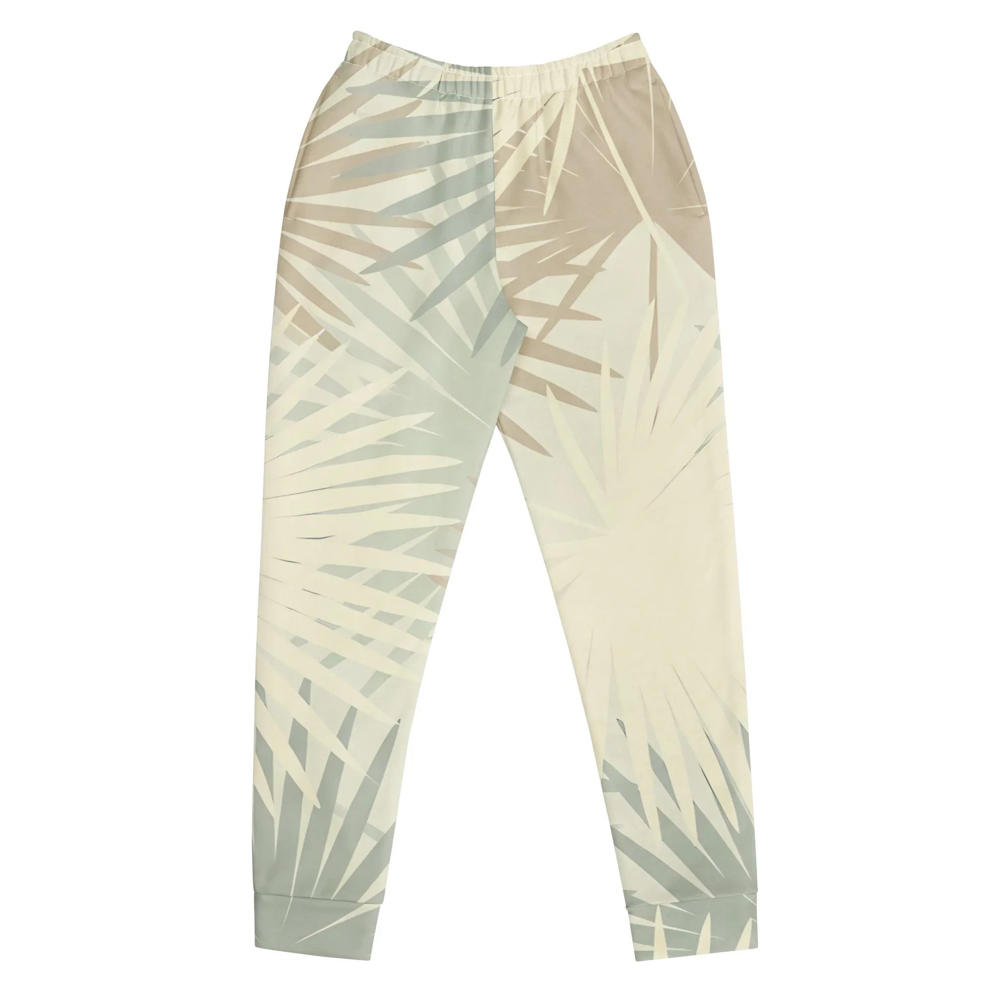Women's Joggers joggers AwRans Clothing all-over-print-recycled-womens-joggers-white-front-688d748b58c21