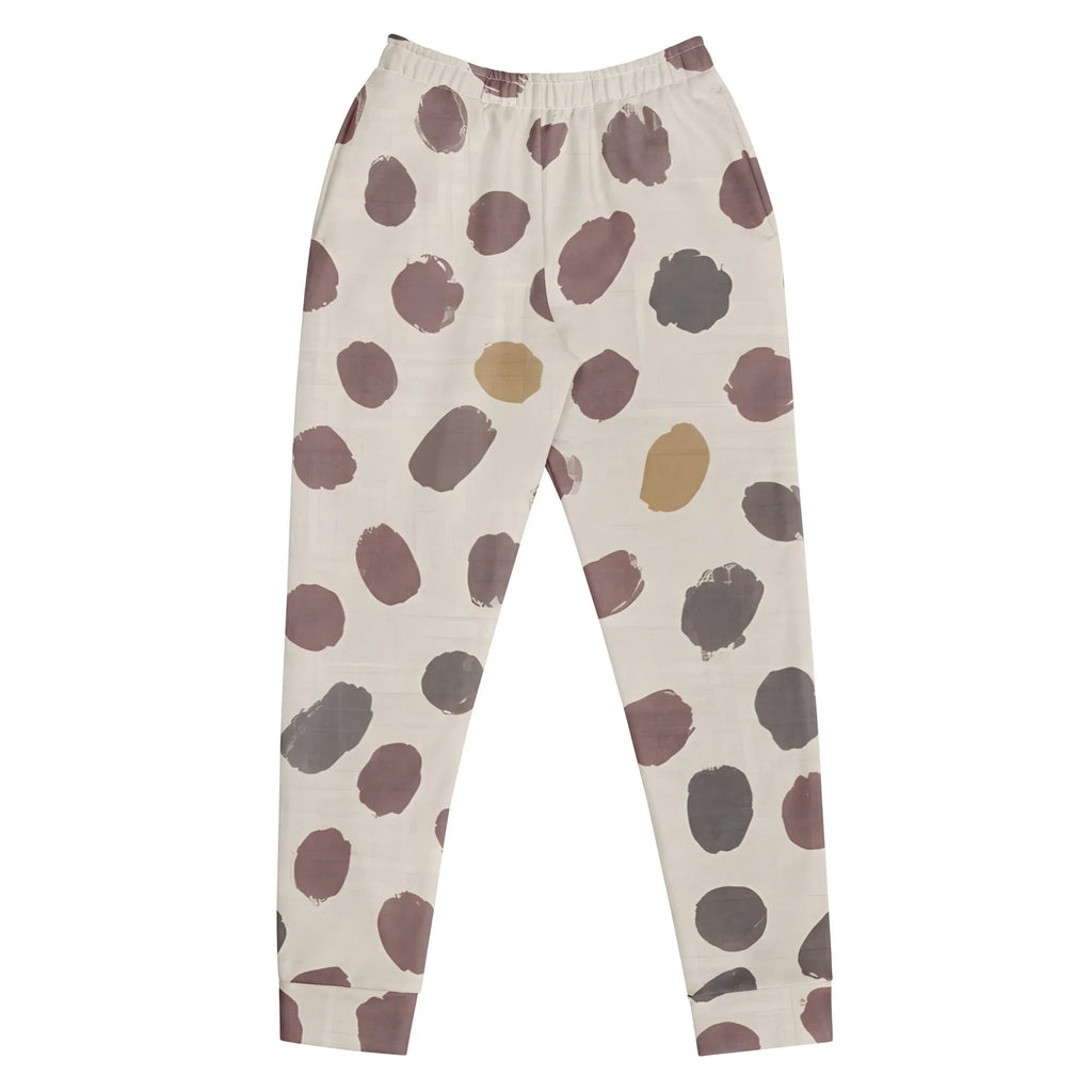 Women's Joggers joggers AwRans Clothing all-over-print-recycled-womens-joggers-white-front-688d74c007d0f