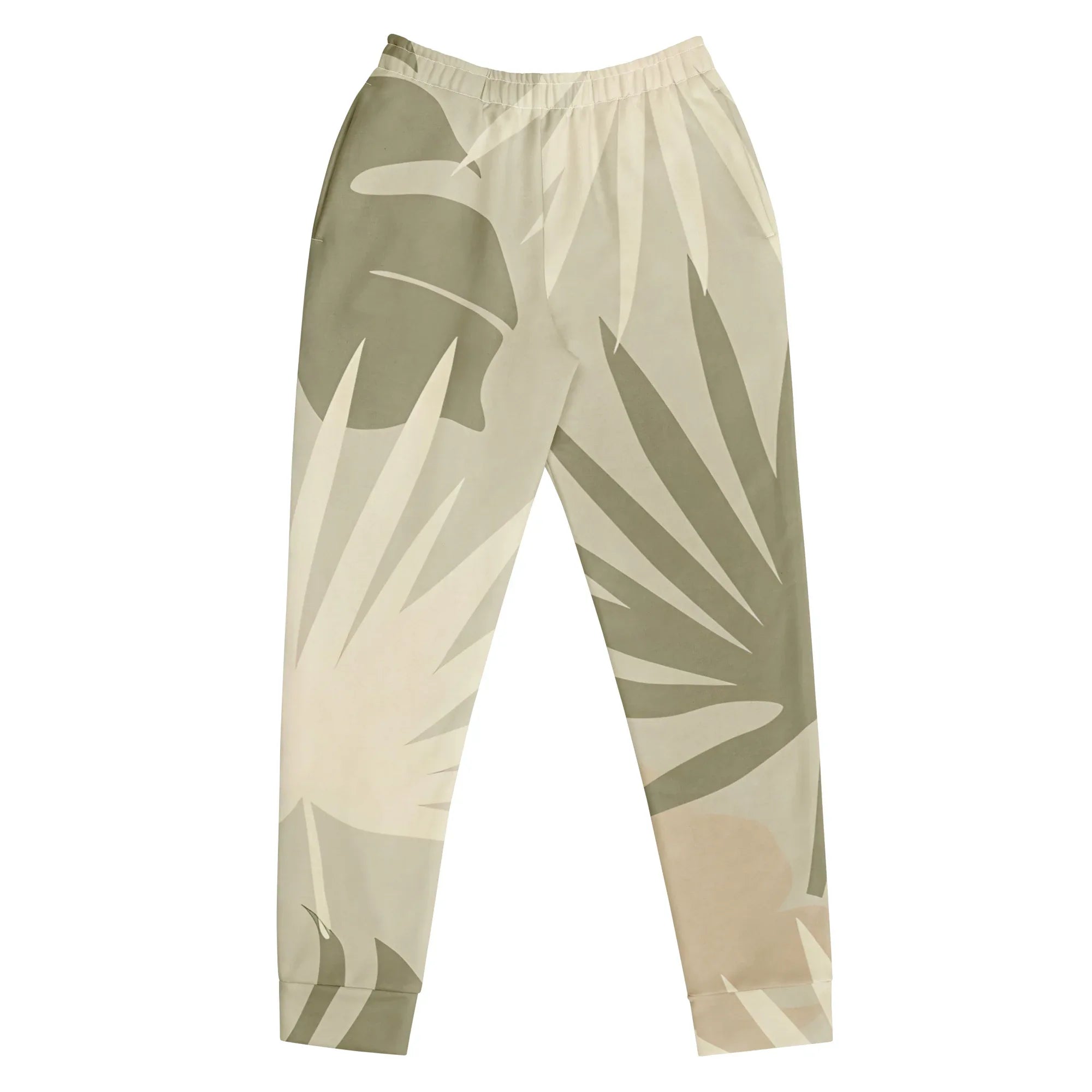 Women's Joggers joggers AwRans Clothing all-over-print-recycled-womens-joggers-white-front-688d74f38e6ea
