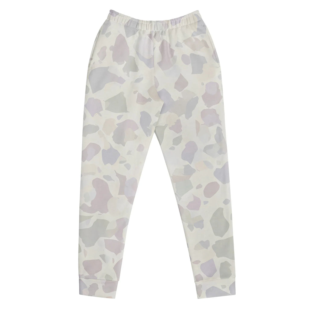 Women's Joggers joggers AwRans Clothing all-over-print-recycled-womens-joggers-white-front-688d755a0f366