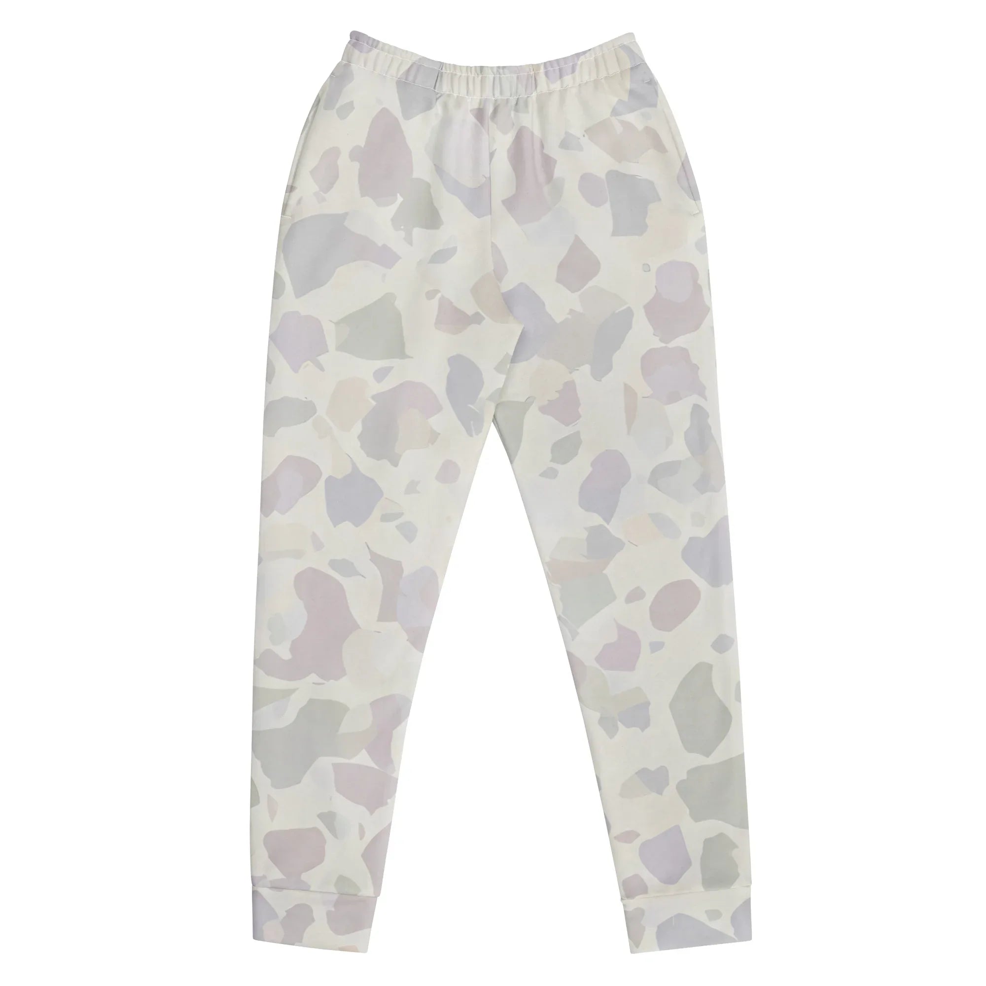 Women's Joggers joggers AwRans Clothing all-over-print-recycled-womens-joggers-white-front-688d755a0f366