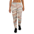 Women's Joggers 3XL joggers AwRans Clothing all-over-print-recycled-womens-joggers-white-front-688d7590e85c5