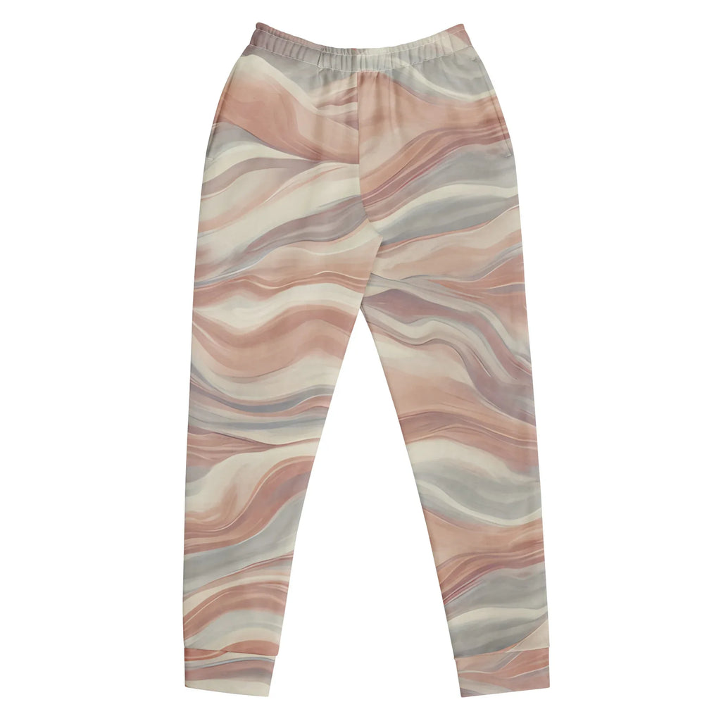Women's Joggers joggers AwRans Clothing all-over-print-recycled-womens-joggers-white-front-688d7590e9c2c