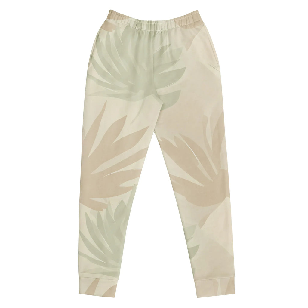 Women's Joggers joggers AwRans Clothing all-over-print-recycled-womens-joggers-white-front-688d75c35e24c