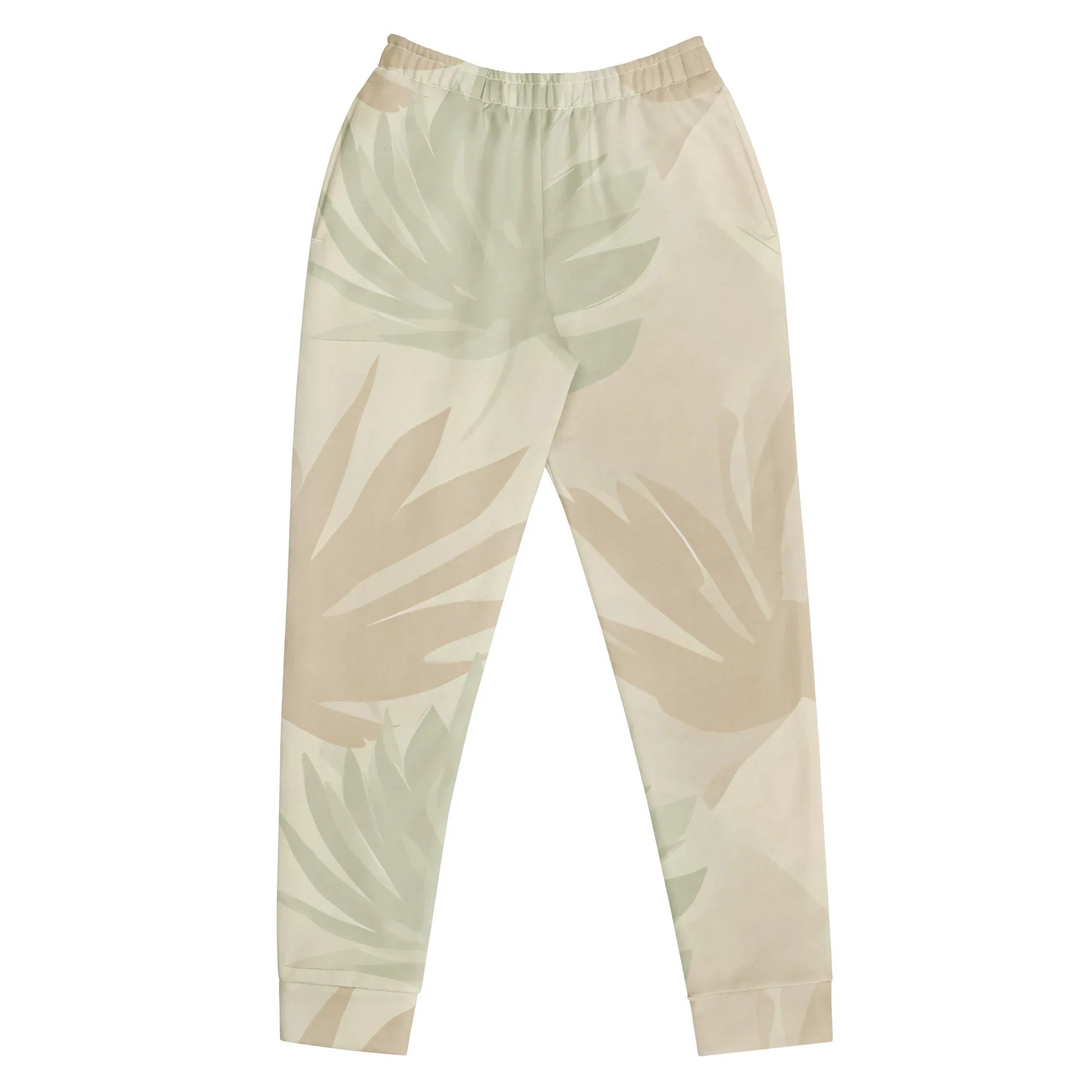 Women's Joggers joggers AwRans Clothing all-over-print-recycled-womens-joggers-white-front-688d75c35e24c