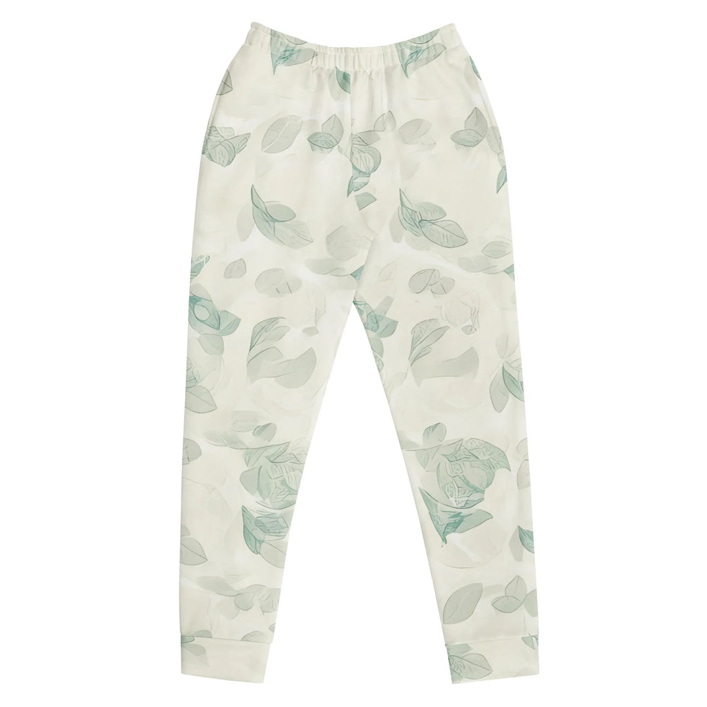 Women's Joggers joggers AwRans Clothing all-over-print-recycled-womens-joggers-white-front-688e562cecddc