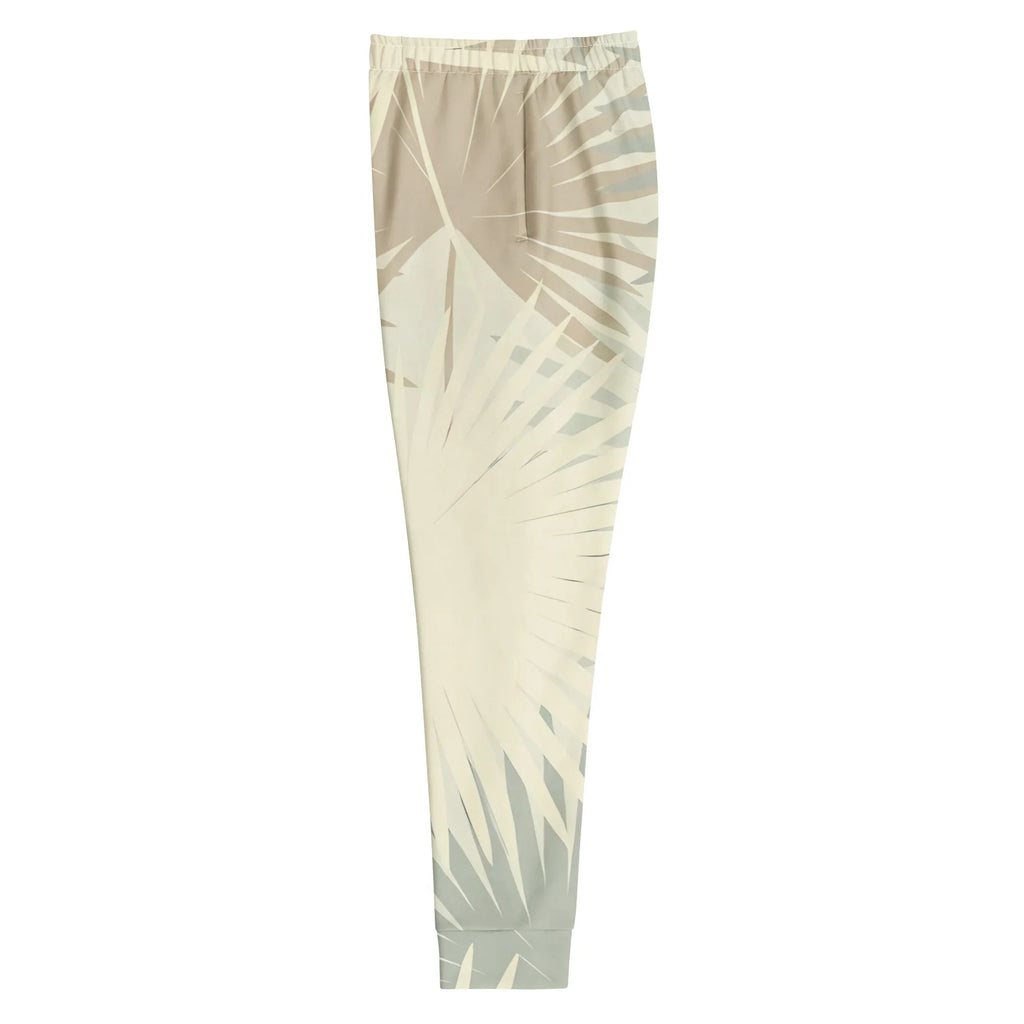 Women's Joggers joggers AwRans Clothing all-over-print-recycled-womens-joggers-white-left-688d748b5882d