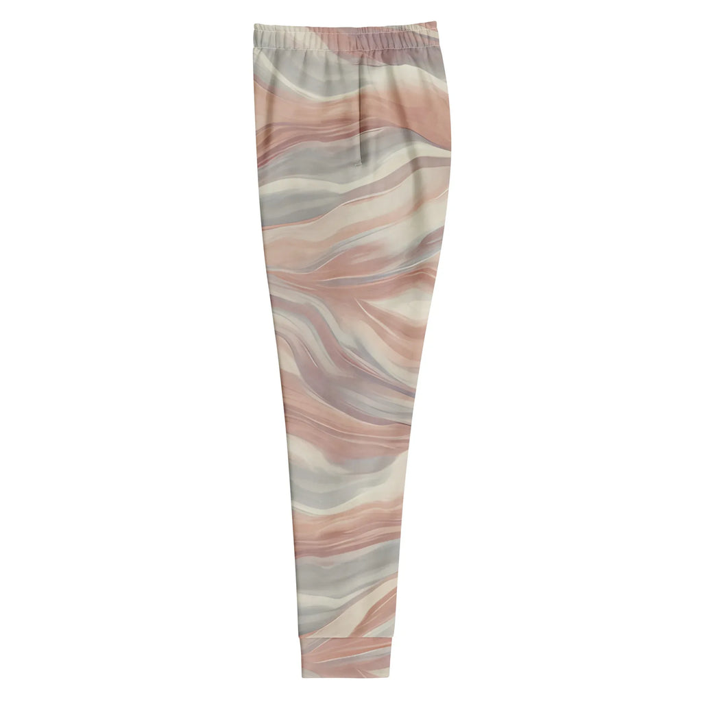 Women's Joggers joggers AwRans Clothing all-over-print-recycled-womens-joggers-white-left-688d7590e9866