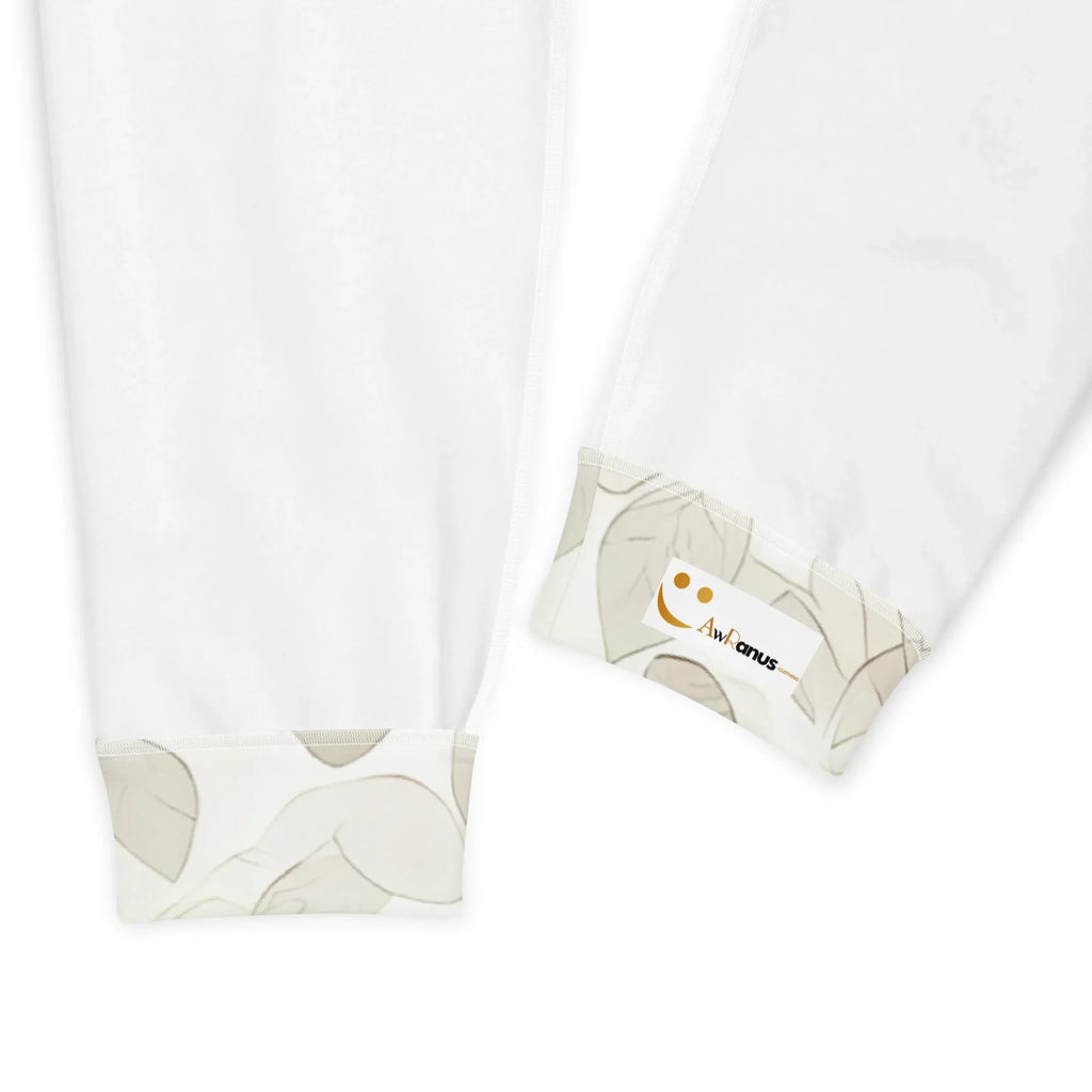 Women's Joggers joggers AwRans Clothing all-over-print-recycled-womens-joggers-white-product-details-688d73bd33a01