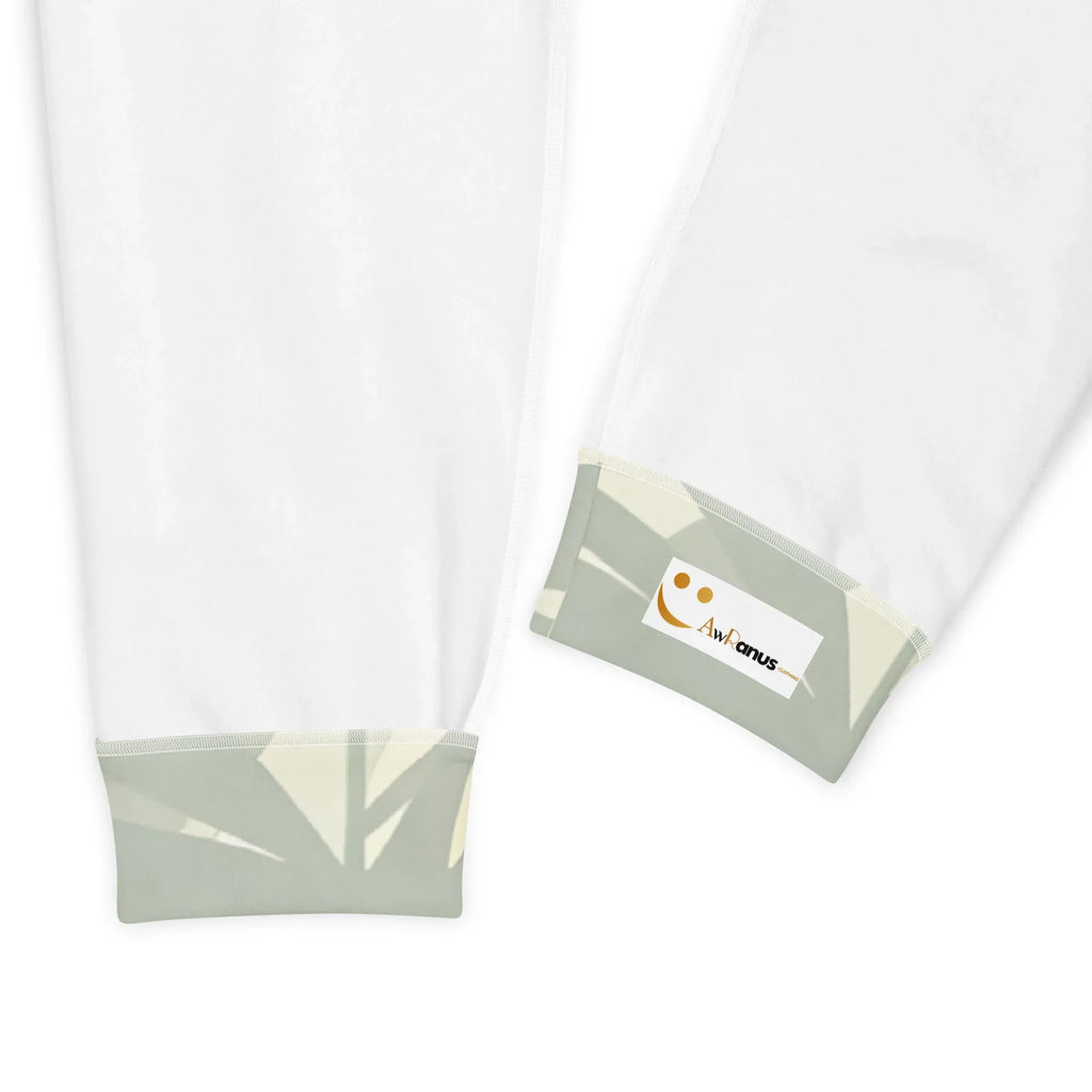 Women's Joggers joggers AwRans Clothing all-over-print-recycled-womens-joggers-white-product-details-688d748b58c9f