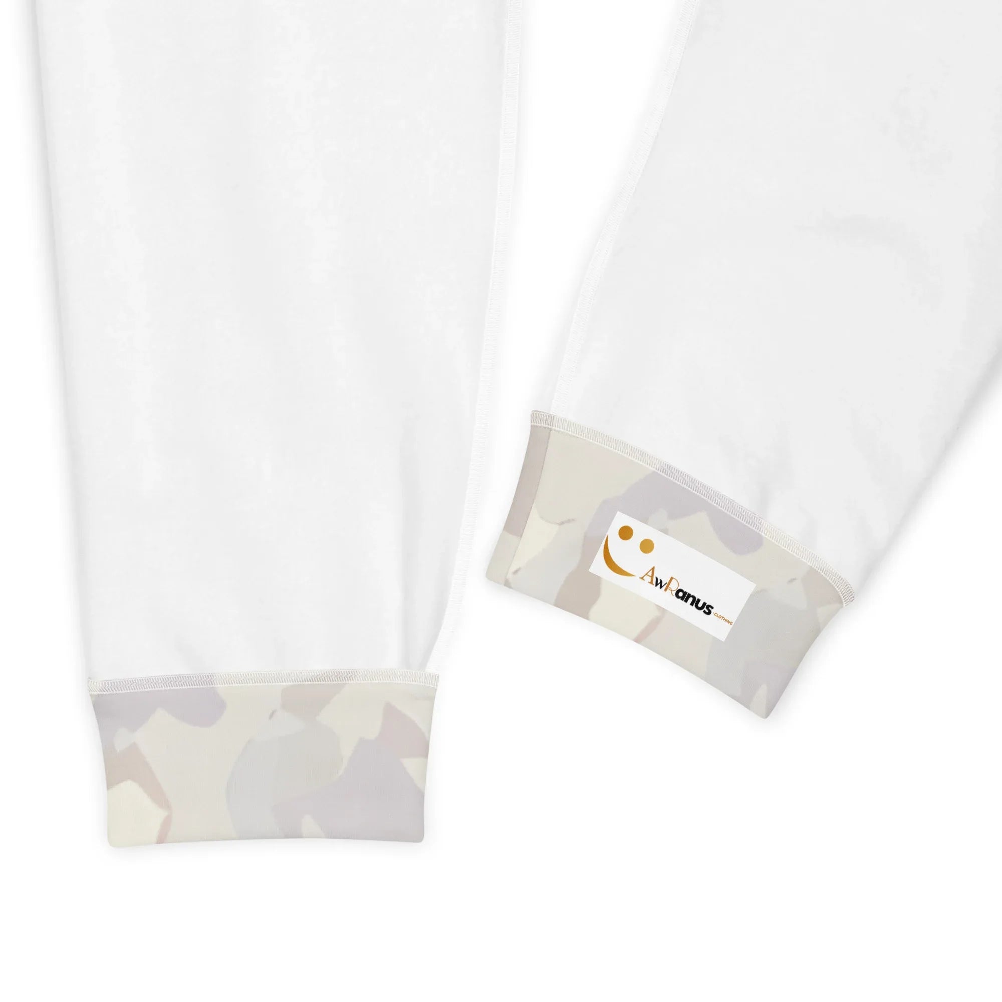 Women's Joggers joggers AwRans Clothing all-over-print-recycled-womens-joggers-white-product-details-688d752763e73
