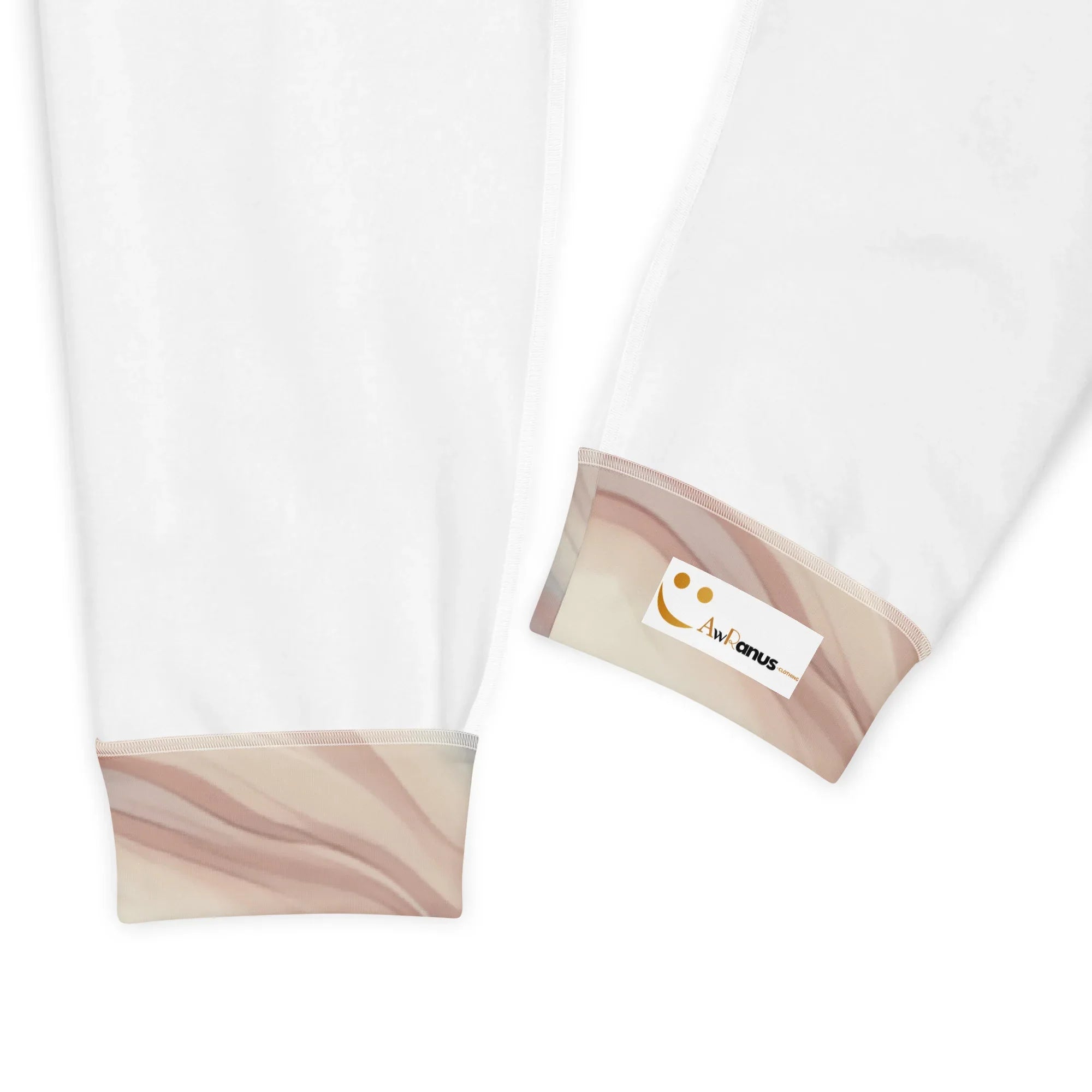 Women's Joggers joggers AwRans Clothing all-over-print-recycled-womens-joggers-white-product-details-688d7590e9cae