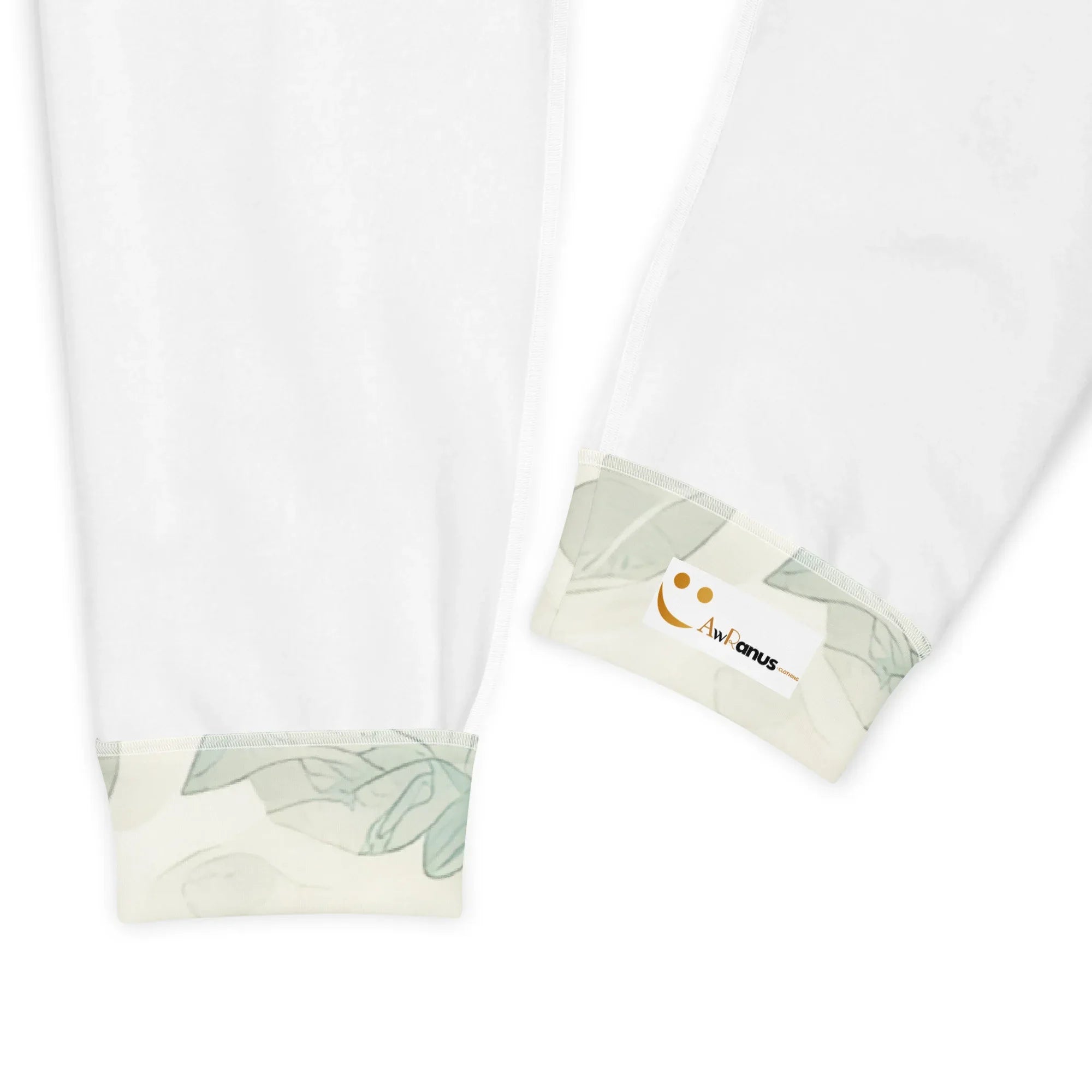 Women's Joggers joggers AwRans Clothing all-over-print-recycled-womens-joggers-white-product-details-688e562ceced7