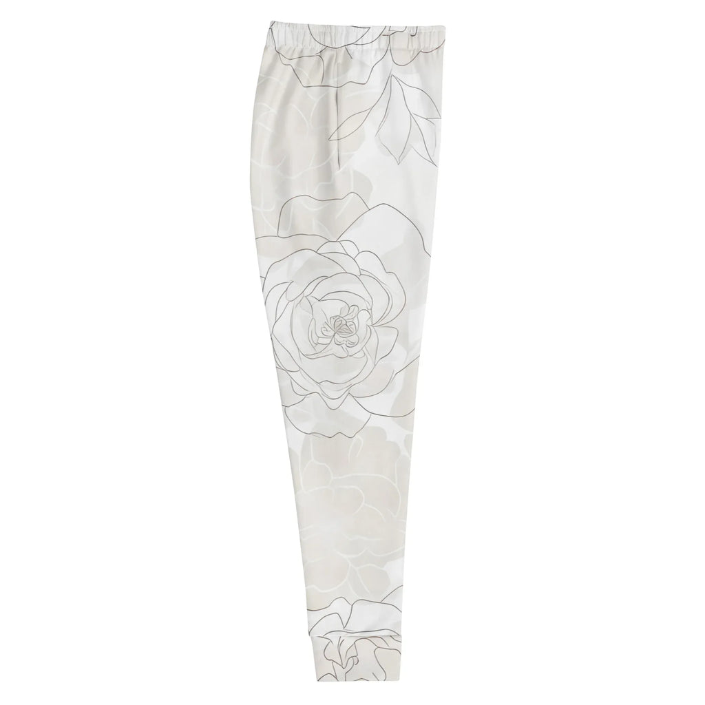 Women's Joggers joggers AwRans Clothing all-over-print-recycled-womens-joggers-white-right-688d74238c681
