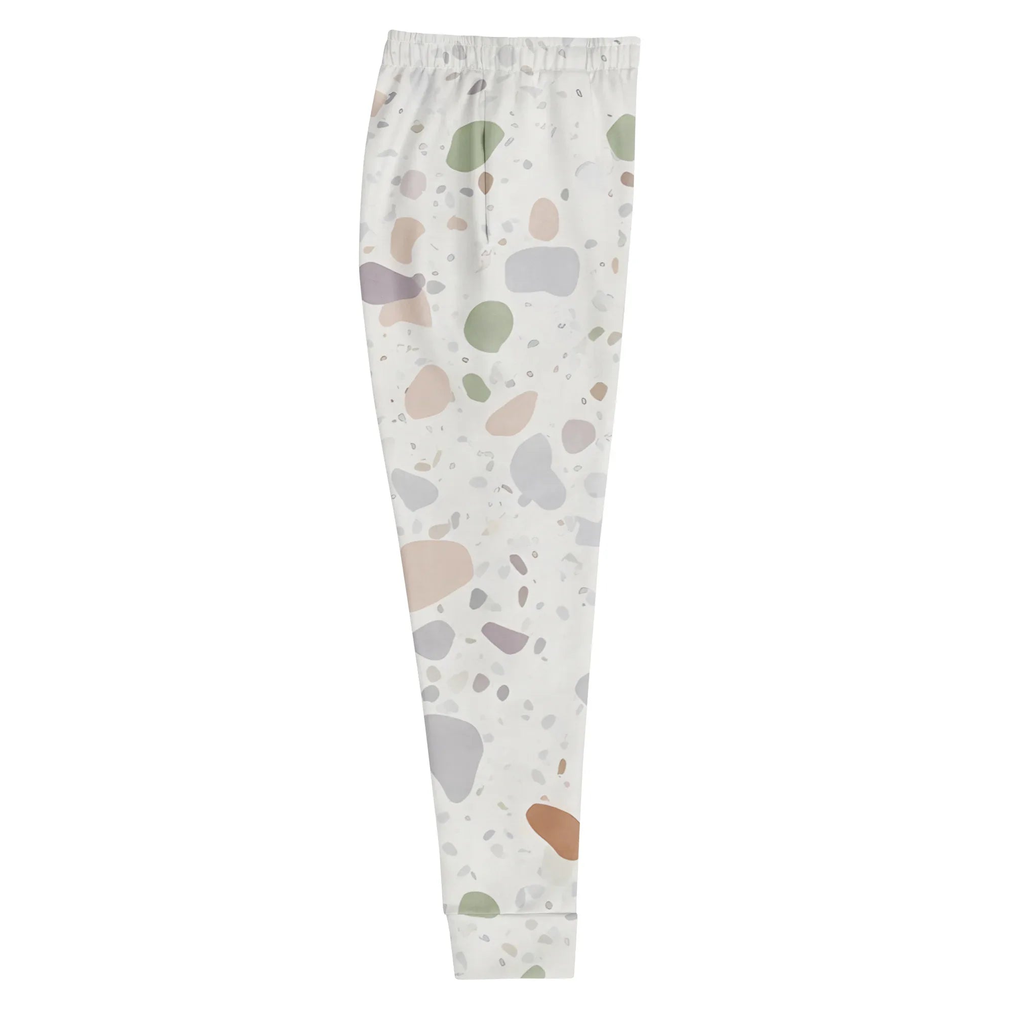 Women's Joggers joggers AwRans Clothing all-over-print-recycled-womens-joggers-white-right-688d7456aa795