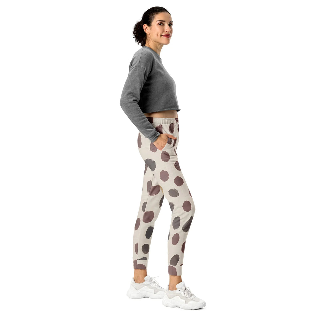 Women's Joggers joggers AwRans Clothing all-over-print-recycled-womens-joggers-white-right-688d74c0074ee