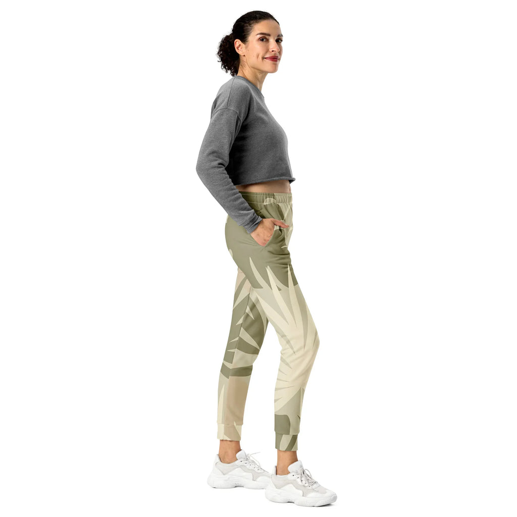 Women's Joggers joggers AwRans Clothing all-over-print-recycled-womens-joggers-white-right-688d74f38dbe7