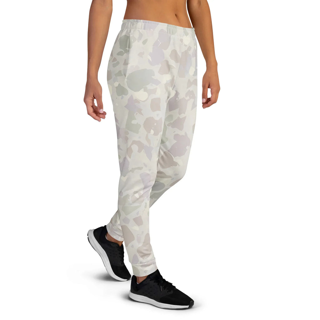 Women's Joggers joggers AwRans Clothing all-over-print-recycled-womens-joggers-white-right-688d752763f05