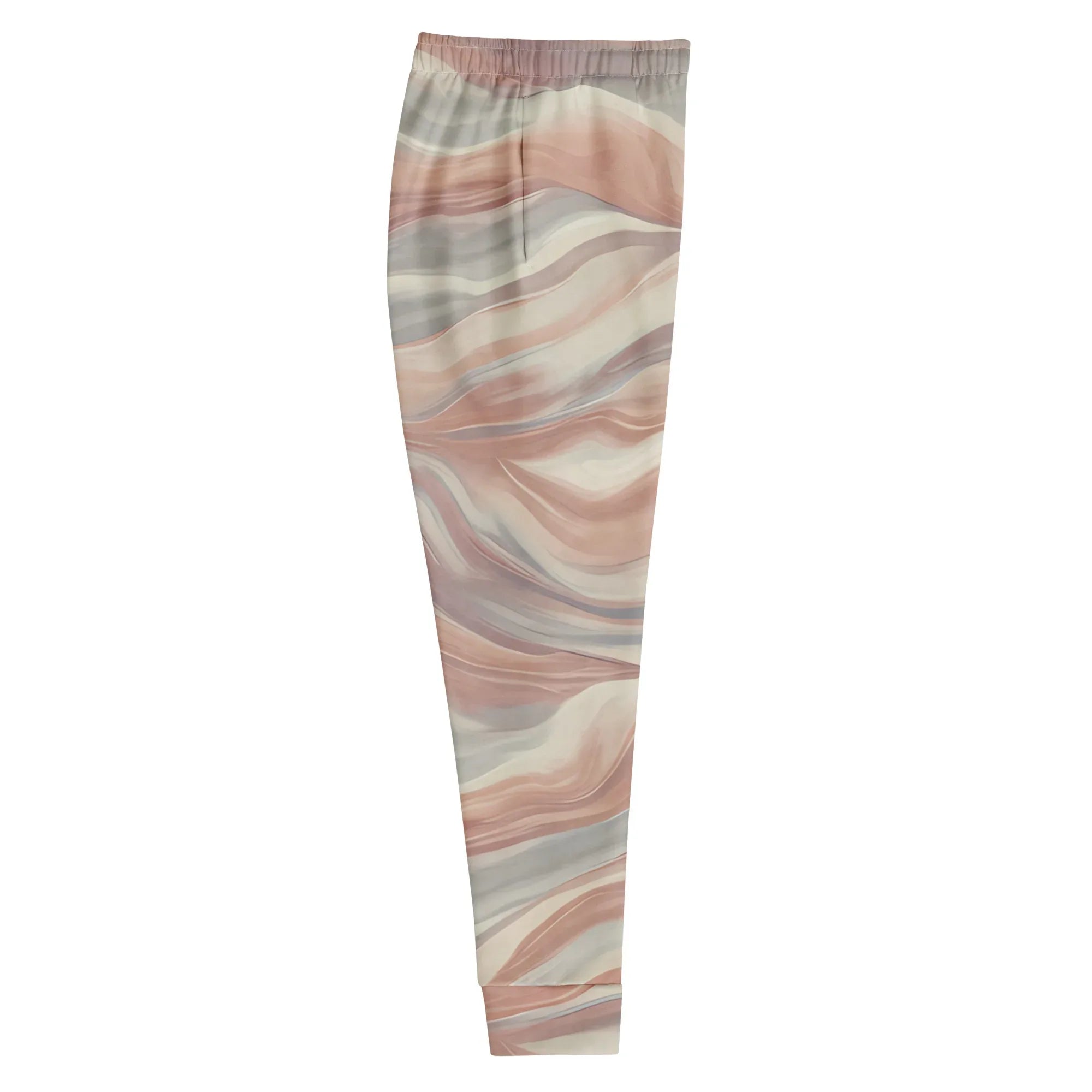 Women's Joggers joggers AwRans Clothing all-over-print-recycled-womens-joggers-white-right-688d7590e9ba8