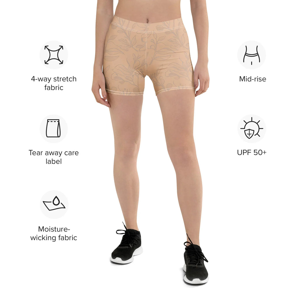Shorts Shorts AwRans Clothing all-over-print-shorts-white-front-6884e056cc0e0