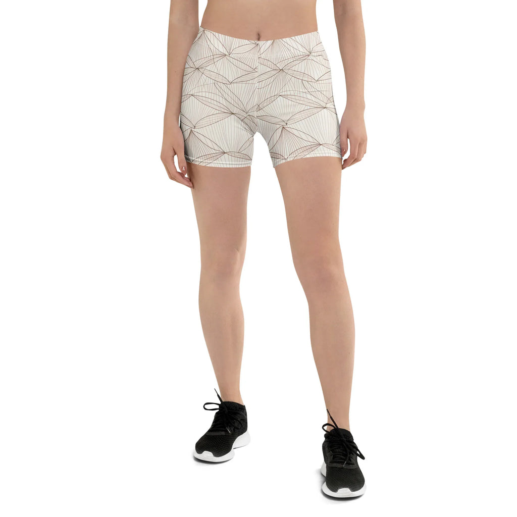 Shorts Shorts AwRans Clothing all-over-print-shorts-white-front-6884e08c25da3