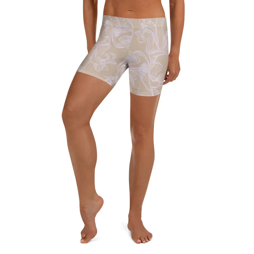 Shorts 3XL Shorts AwRans Clothing all-over-print-shorts-white-front-6884e0be88ca4