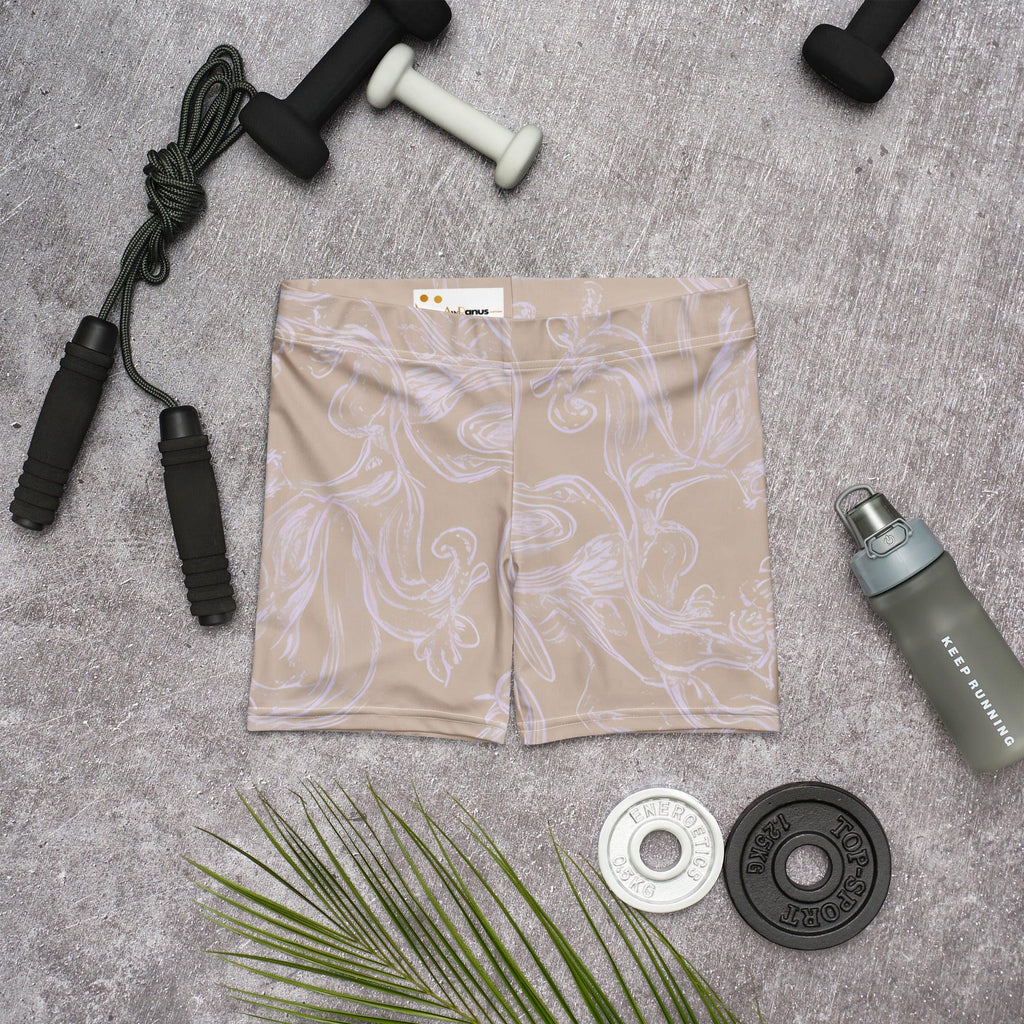 Shorts Shorts AwRans Clothing all-over-print-shorts-white-front-6884e0be89a7a