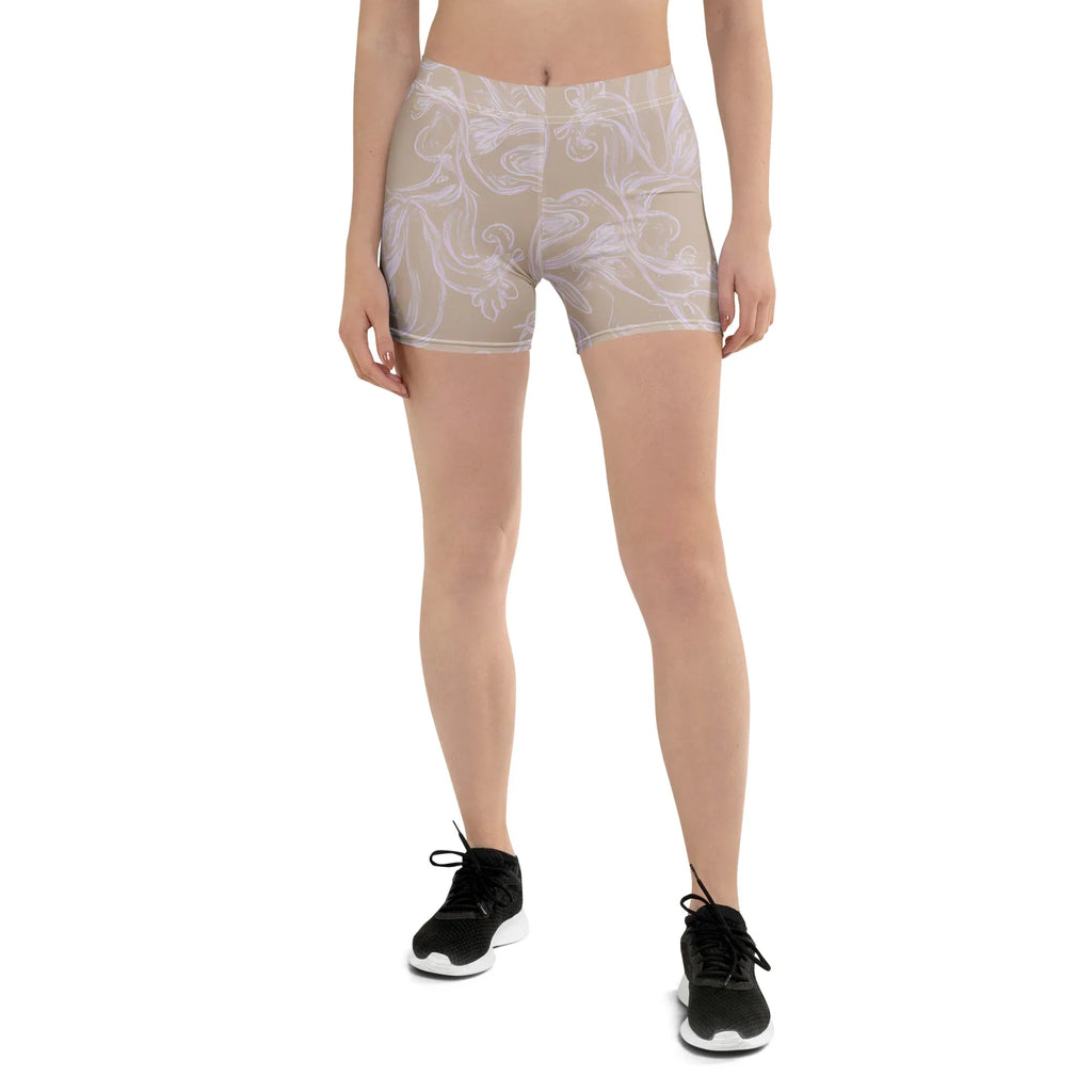 Shorts Shorts AwRans Clothing all-over-print-shorts-white-front-6884e0be89d3d