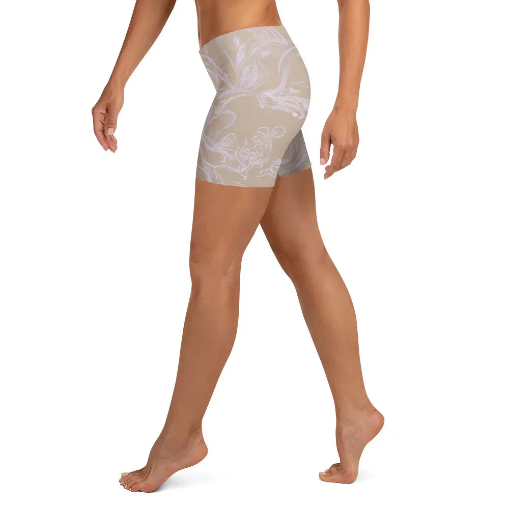 Shorts Shorts AwRans Clothing all-over-print-shorts-white-left-6884e0be8a087