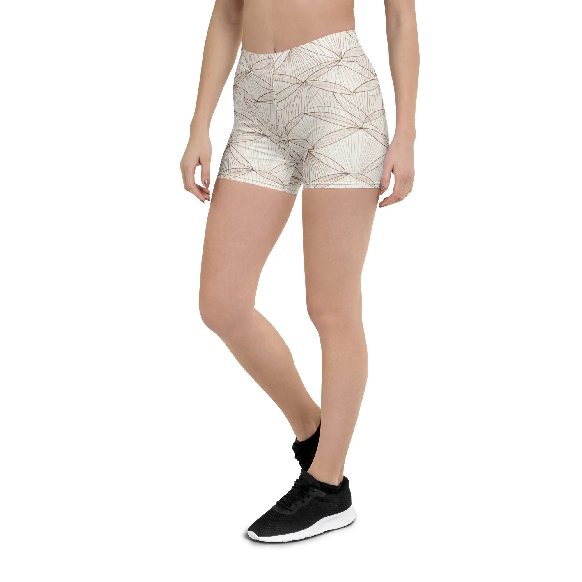 Shorts Shorts AwRans Clothing all-over-print-shorts-white-left-front-6884e08c25b9c