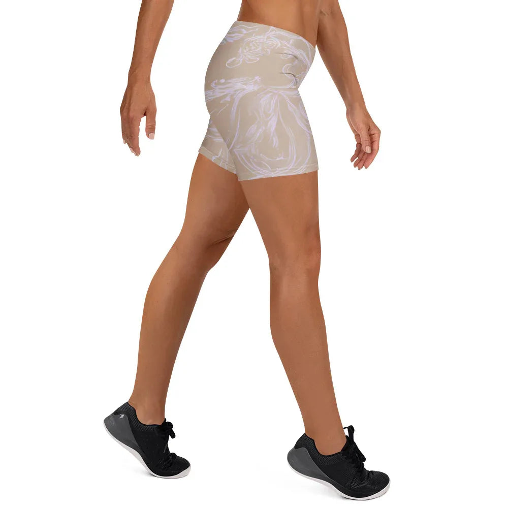 Shorts Shorts AwRans Clothing all-over-print-shorts-white-right-6884e0be89db1