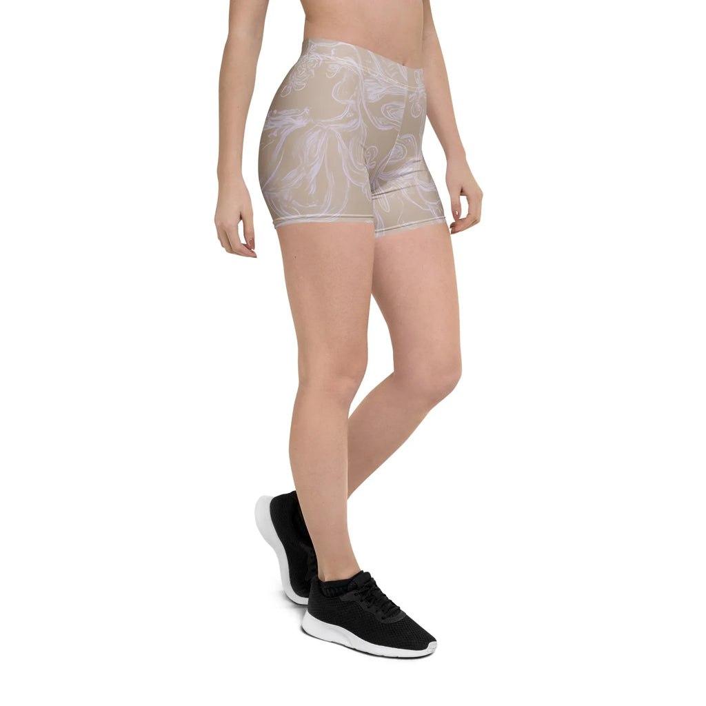 Shorts Shorts AwRans Clothing all-over-print-shorts-white-right-front-6884e0be89af3