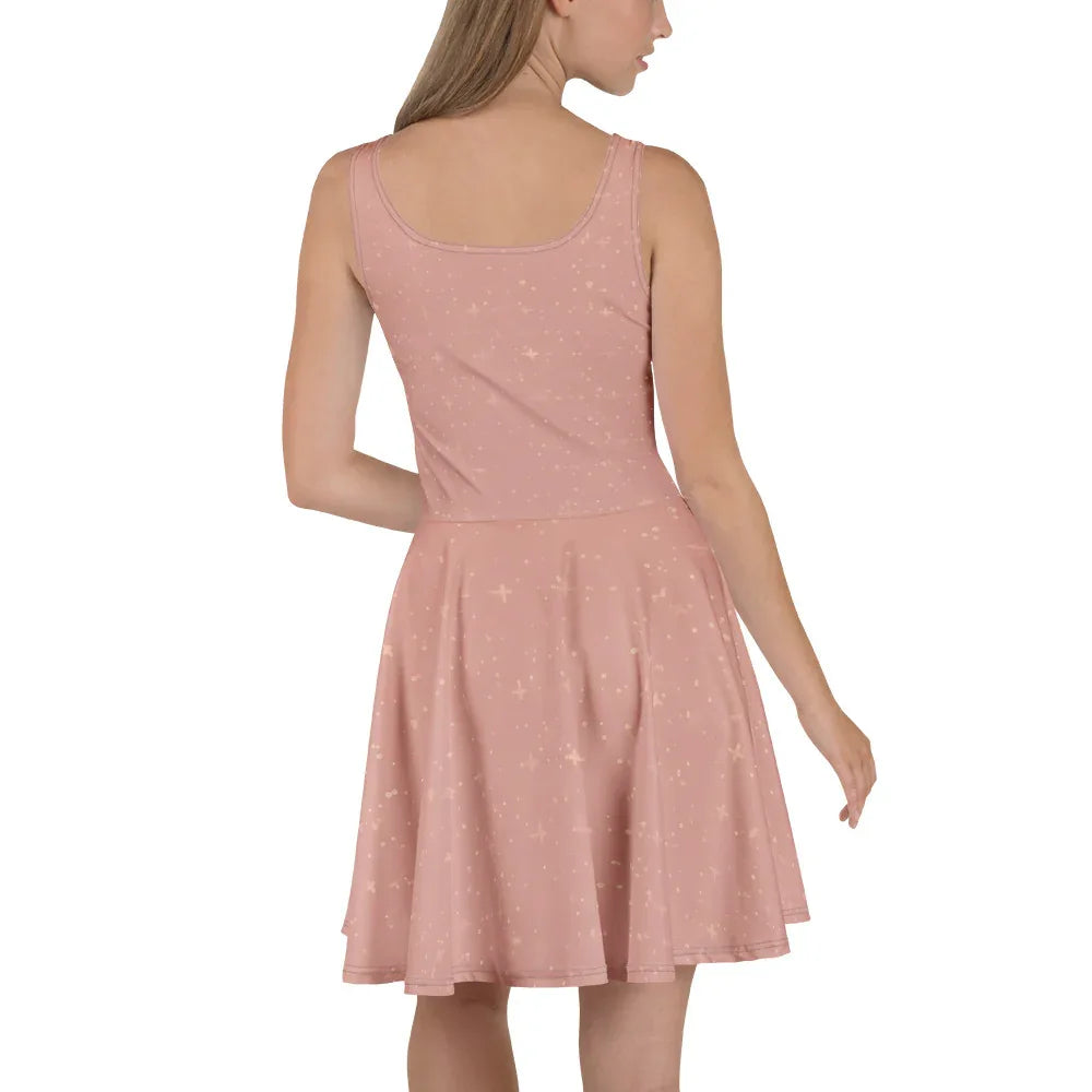 Skater Dress Skater Dress AwRans Clothing all-over-print-skater-dress-white-back-689b2c6f1a841