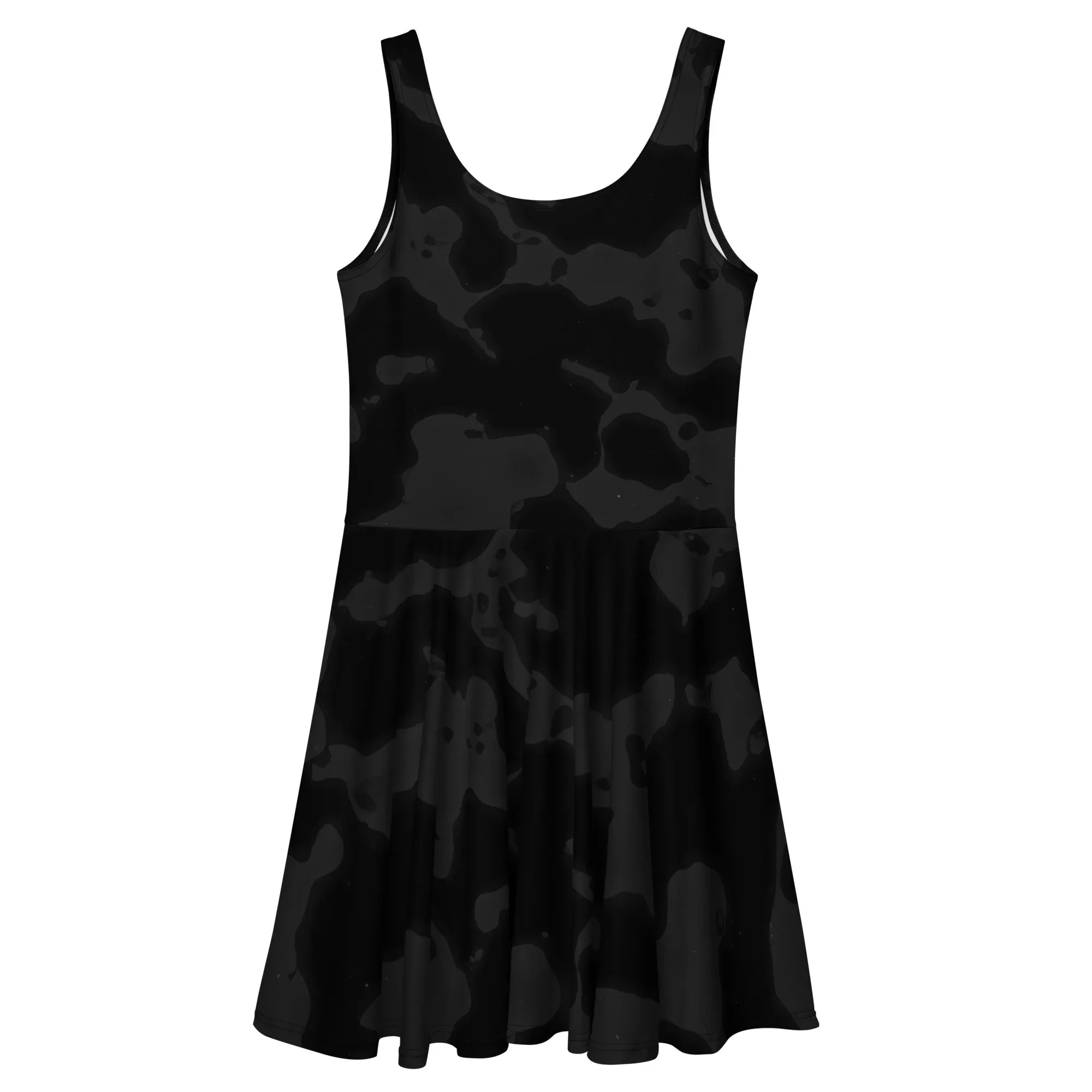 Skater Dress Skater Dress AwRans Clothing all-over-print-skater-dress-white-back-689b2ca335814