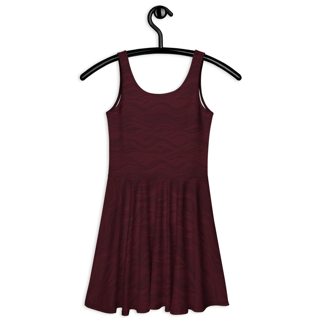 Skater Dress Skater Dress AwRans Clothing all-over-print-skater-dress-white-back-689b2cdaa6538