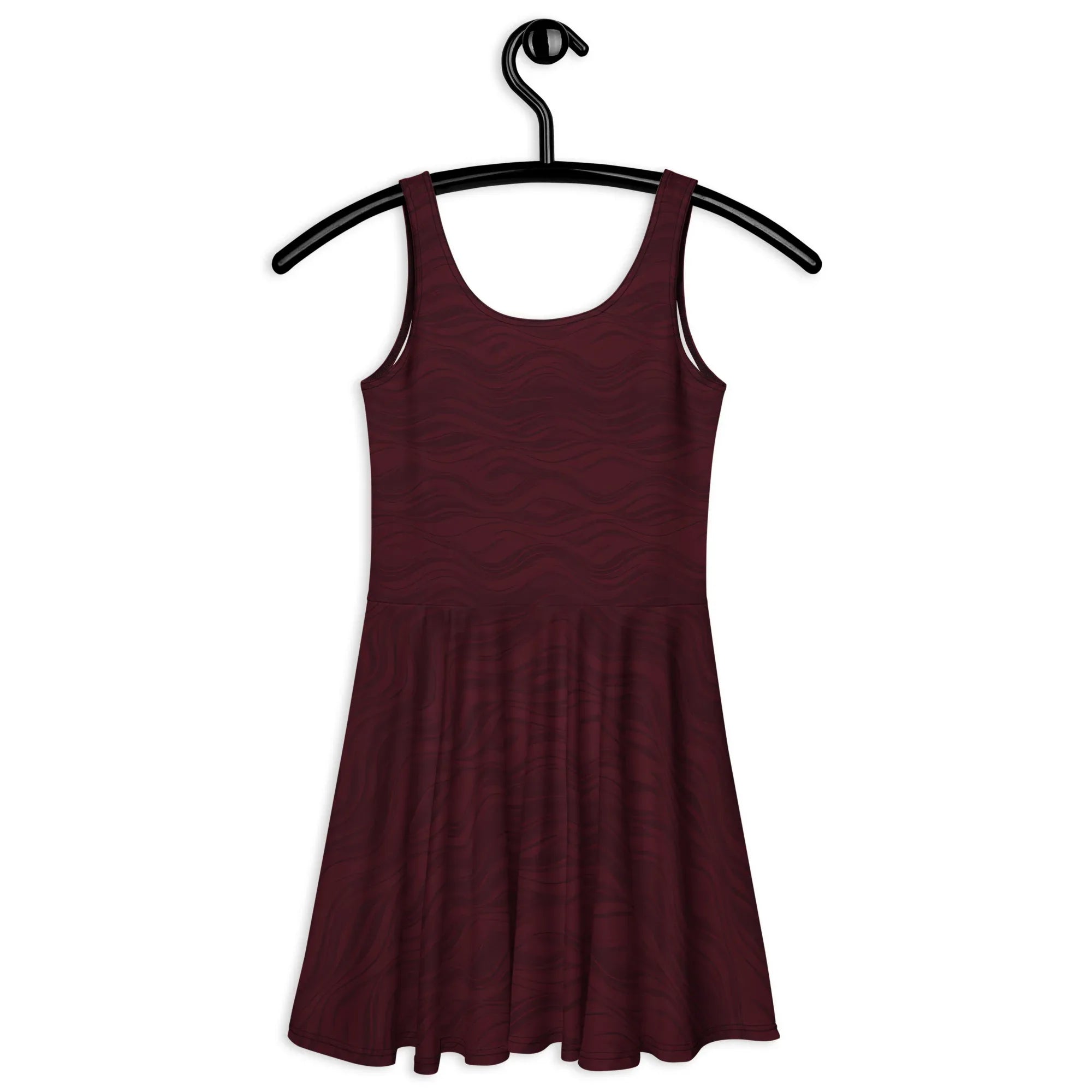 Skater Dress Skater Dress AwRans Clothing all-over-print-skater-dress-white-back-689b2cdaa6538