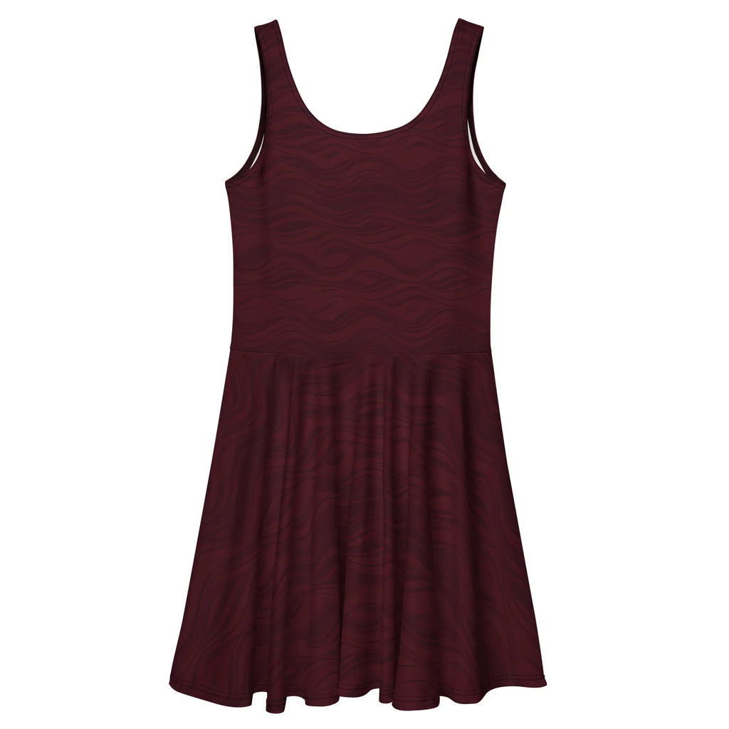 Skater Dress Skater Dress AwRans Clothing all-over-print-skater-dress-white-back-689b2cdaa65ed