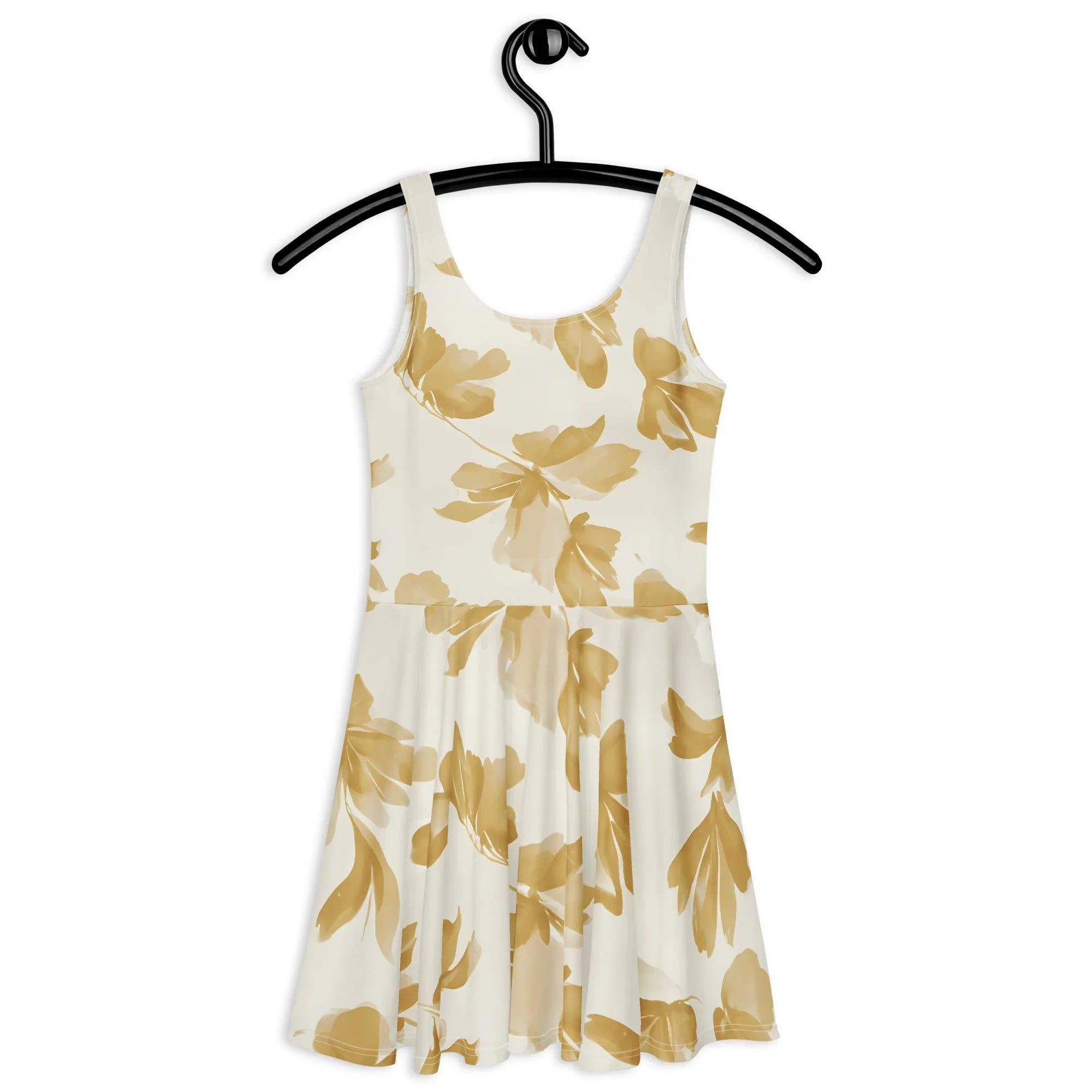 Skater Dress Skater Dress AwRans Clothing all-over-print-skater-dress-white-back-689b2d0e984ef
