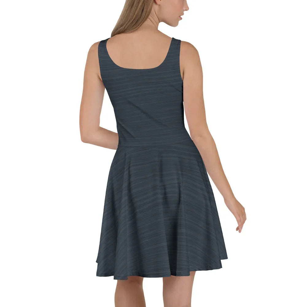 Skater Dress Skater Dress AwRans Clothing all-over-print-skater-dress-white-back-689b2d7a8a35d