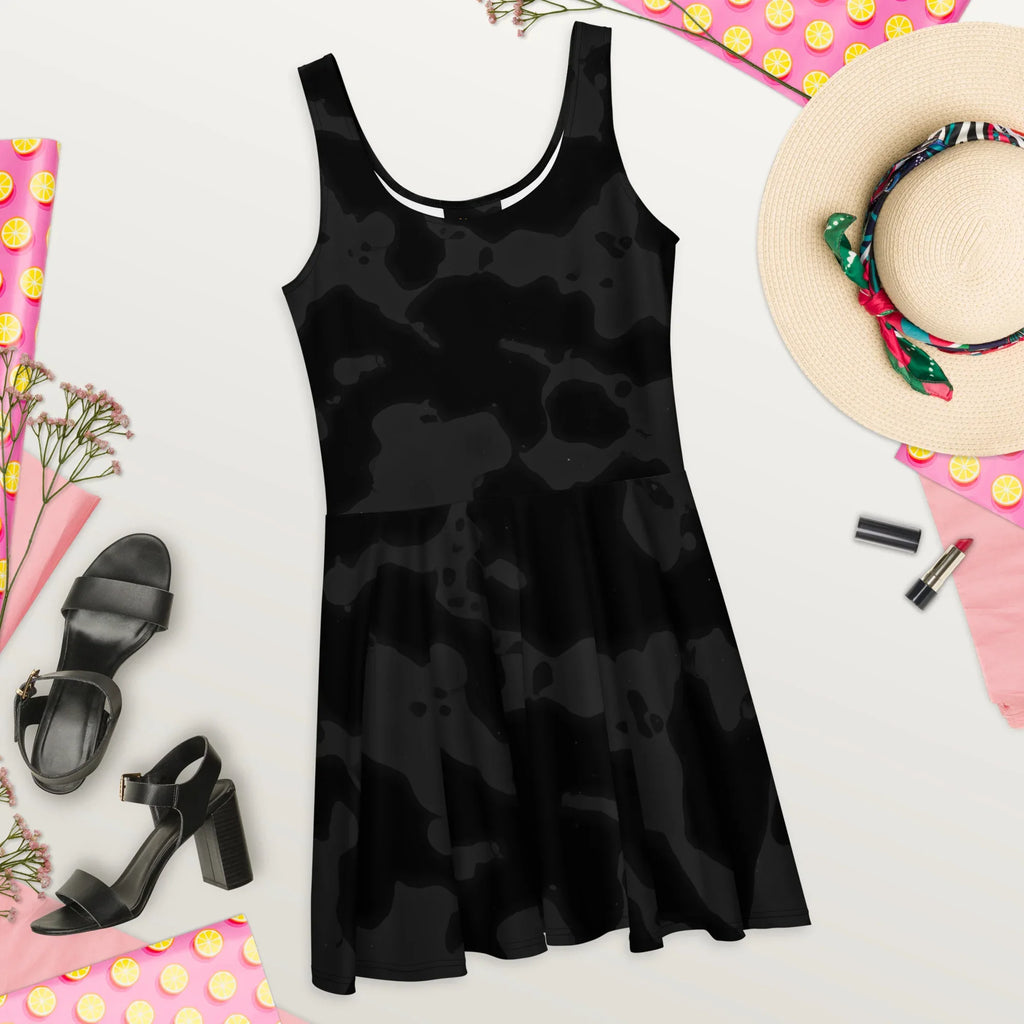 Skater Dress Skater Dress AwRans Clothing all-over-print-skater-dress-white-front-2-689b2ca335acd