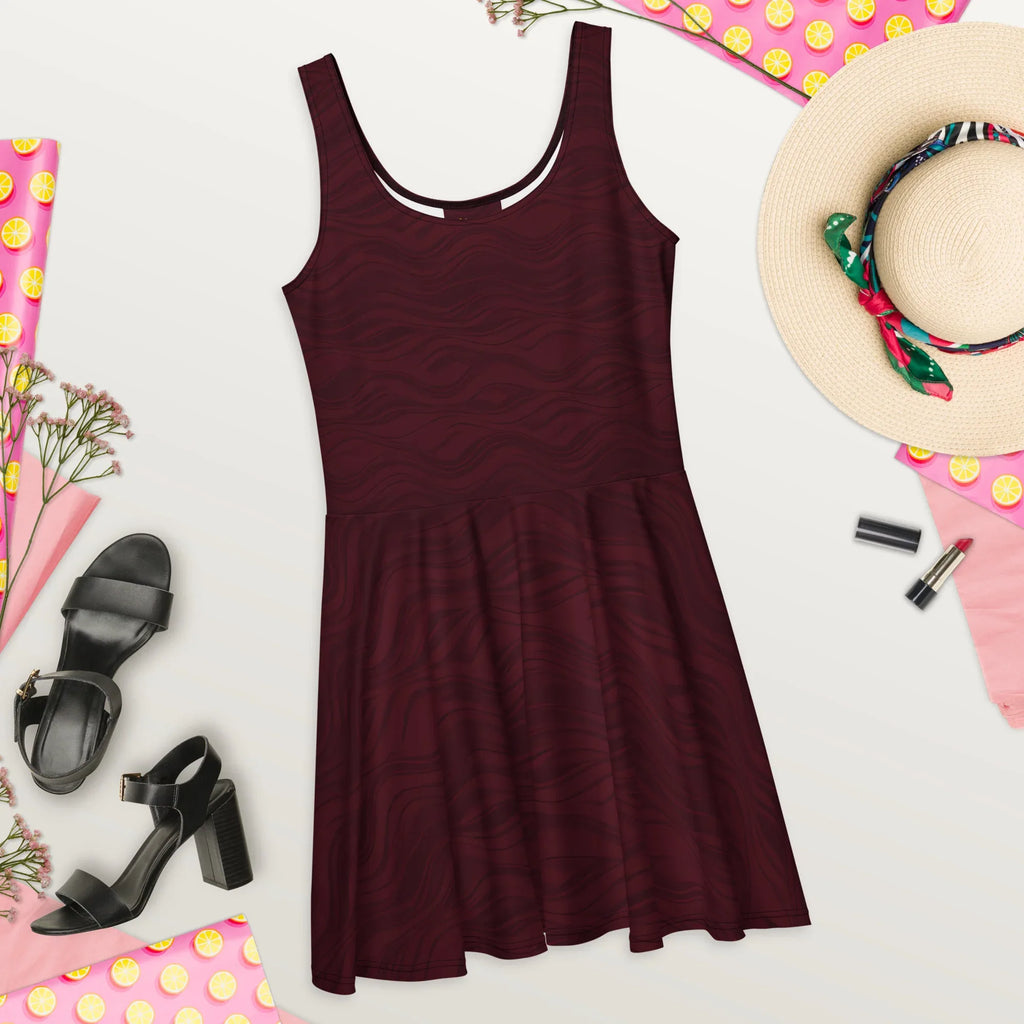 Skater Dress Skater Dress AwRans Clothing all-over-print-skater-dress-white-front-2-689b2cdaa68bc